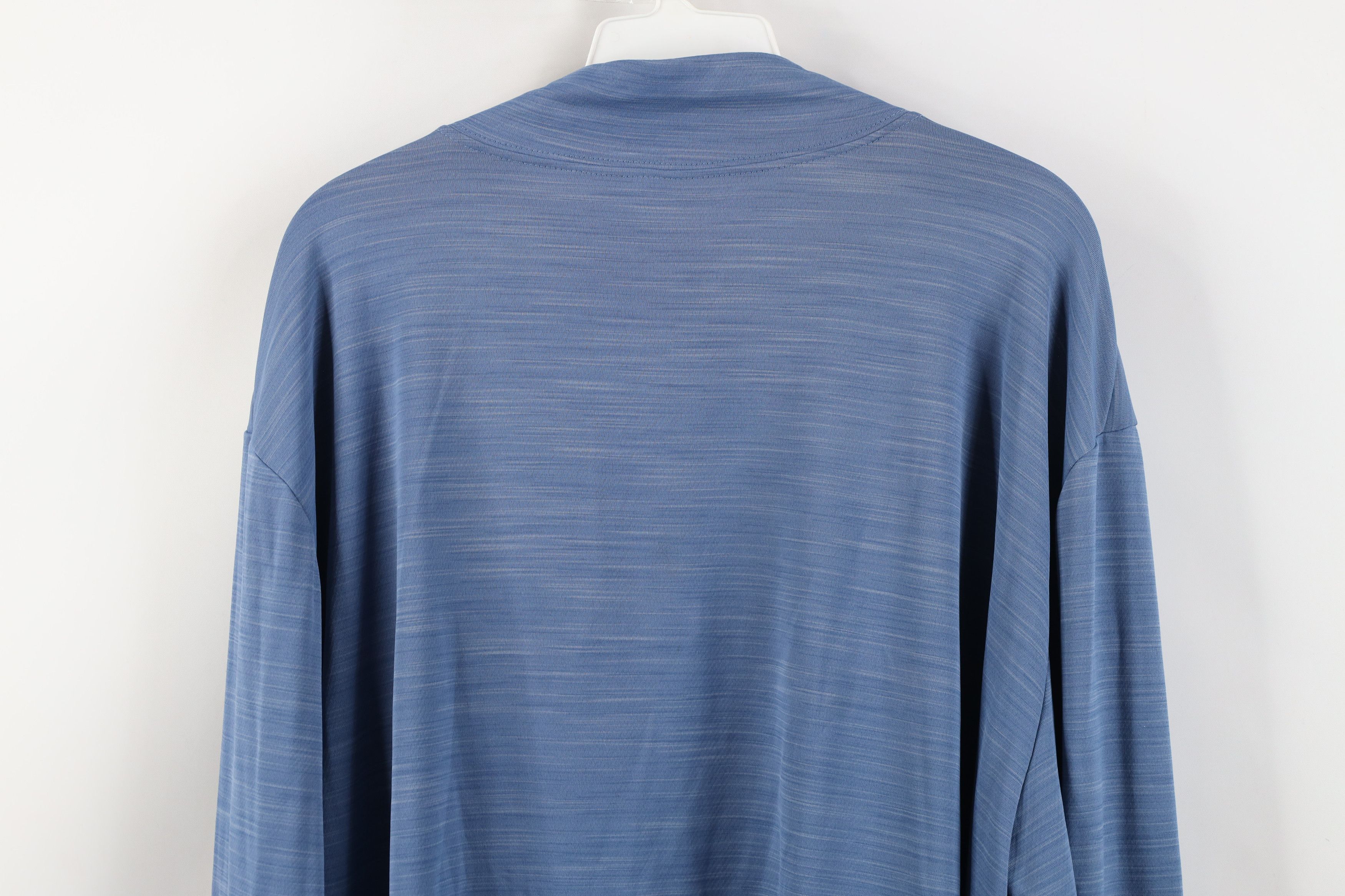 Nike Nike Dri-Fit Knit Running 1/4 Half Zip Jacket Top Blue Size US XXL / EU 58 / 5 - 11 Thumbnail