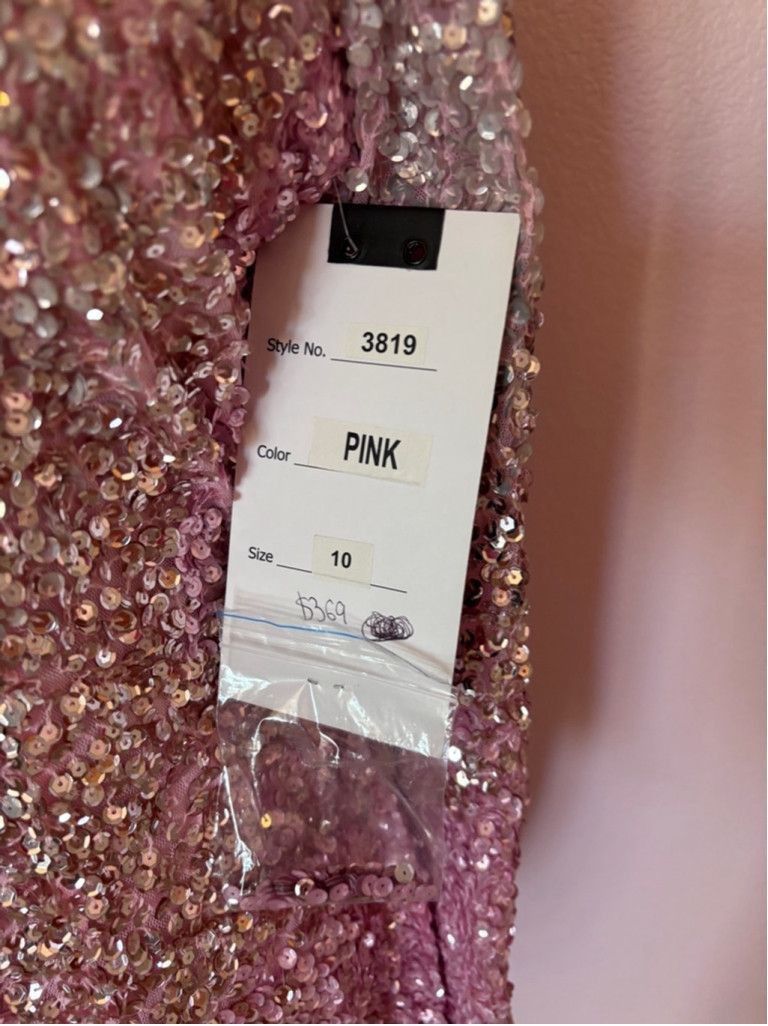 Other Women's Primavera Couture Pink Cocktail Dress Size 10 Size L / US 10 / IT 46 - 5 Thumbnail