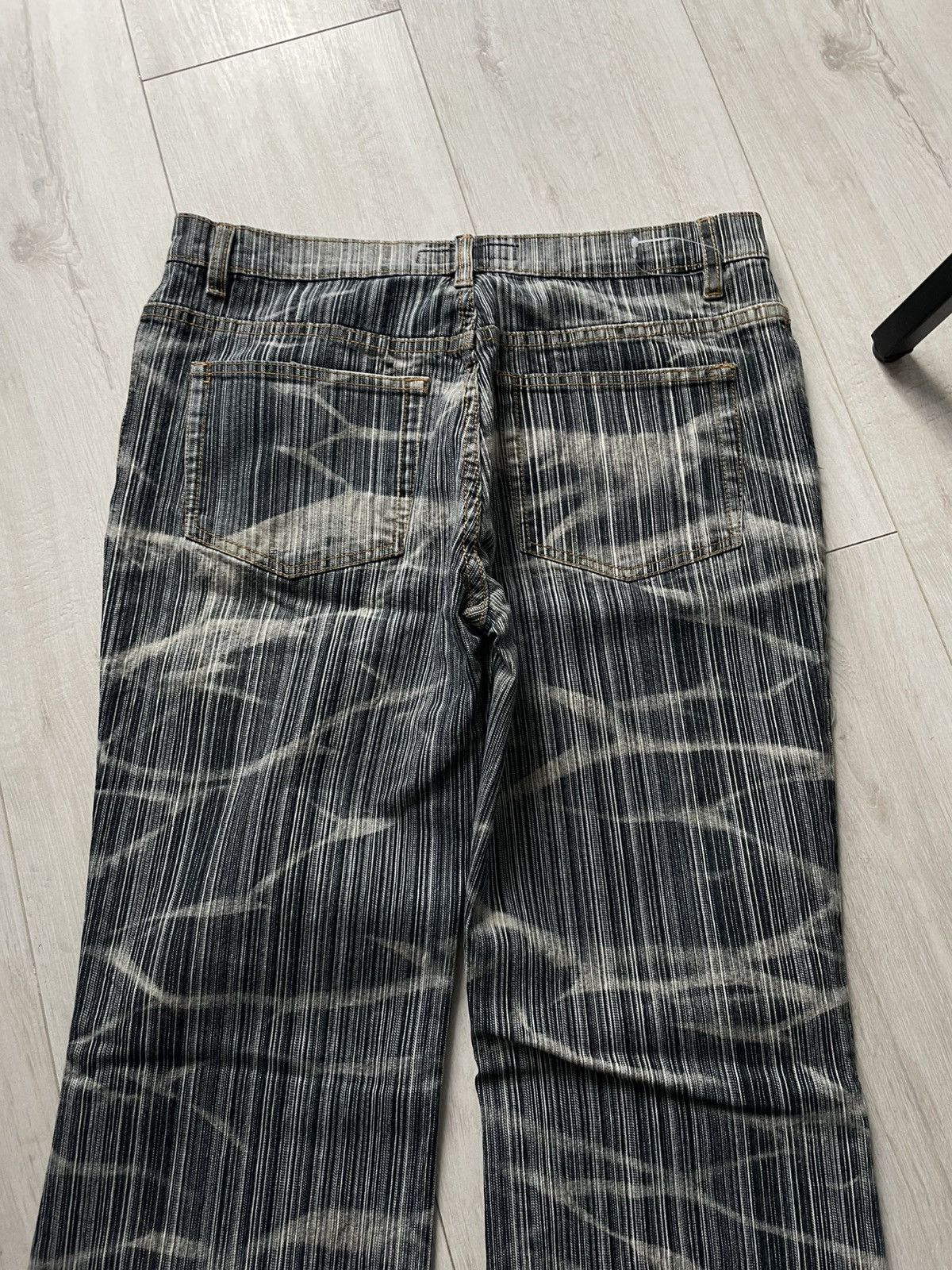 Japanese Brand Vintage Flared Bootcut 90’s GLCE Denim Jeans Japan RARE Size 27" / US 4 / IT 40 - 4 Thumbnail