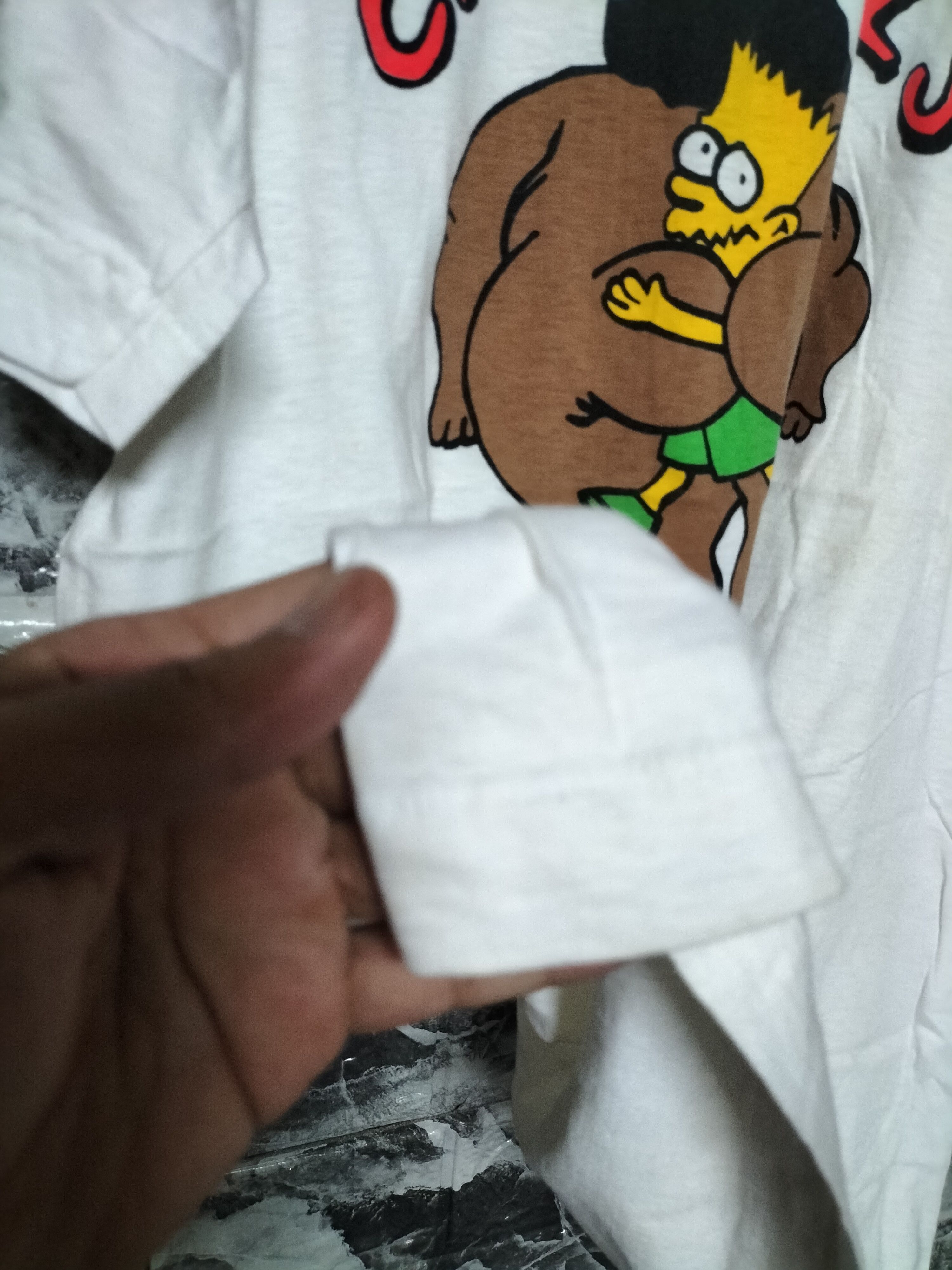 The Simpsons Vintage 90s The Simpson Crack Kill Funny Thin Fabric Size US XL / EU 56 / 4 - 3 Thumbnail