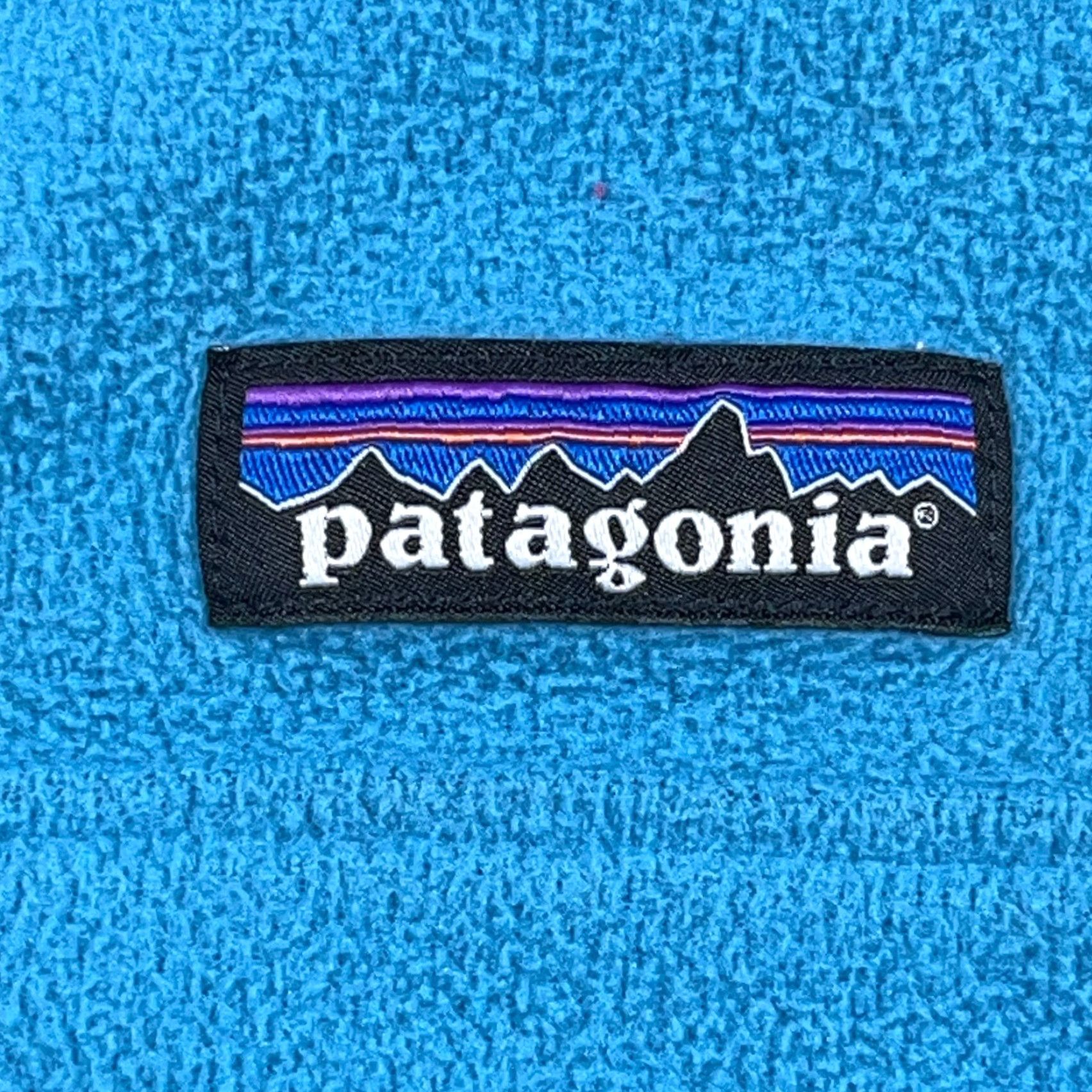 Patagonia Patagonia Sweater Men Pullover Teal Blue Fleece Lightweight Mock Neck Casual Outdoor 90s? Size M / US 6-8 / IT 42-44 - 4 Thumbnail