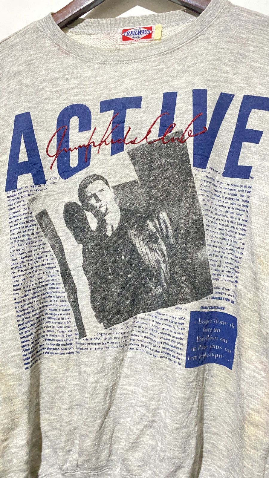 Japanese Brand Vintage Ronaldo sweatshirt 90s TRAILWAYS Size US L / EU 52-54 / 3 - 2 Thumbnail