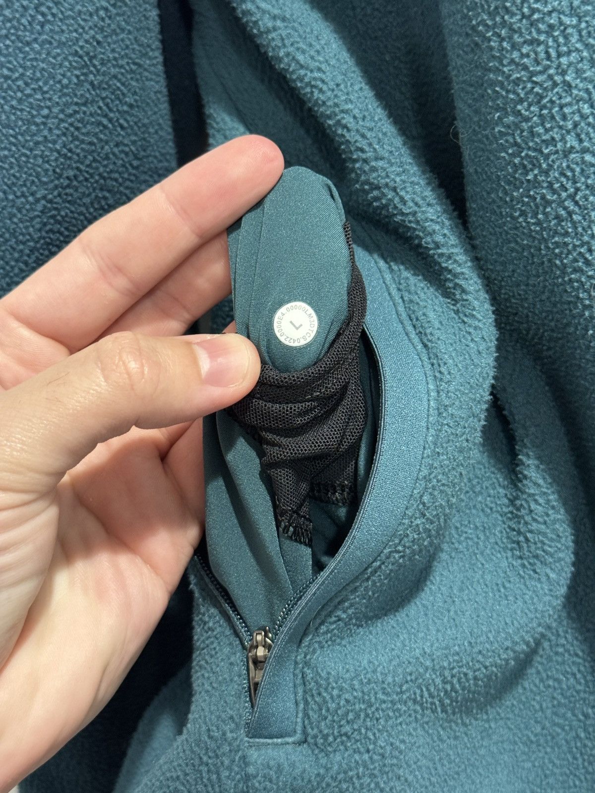 Lululemon Lululemon Oversized Fleece 1/2 Half Zip Green Jasper Size L Size US L / EU 52-54 / 3 - 8 Thumbnail