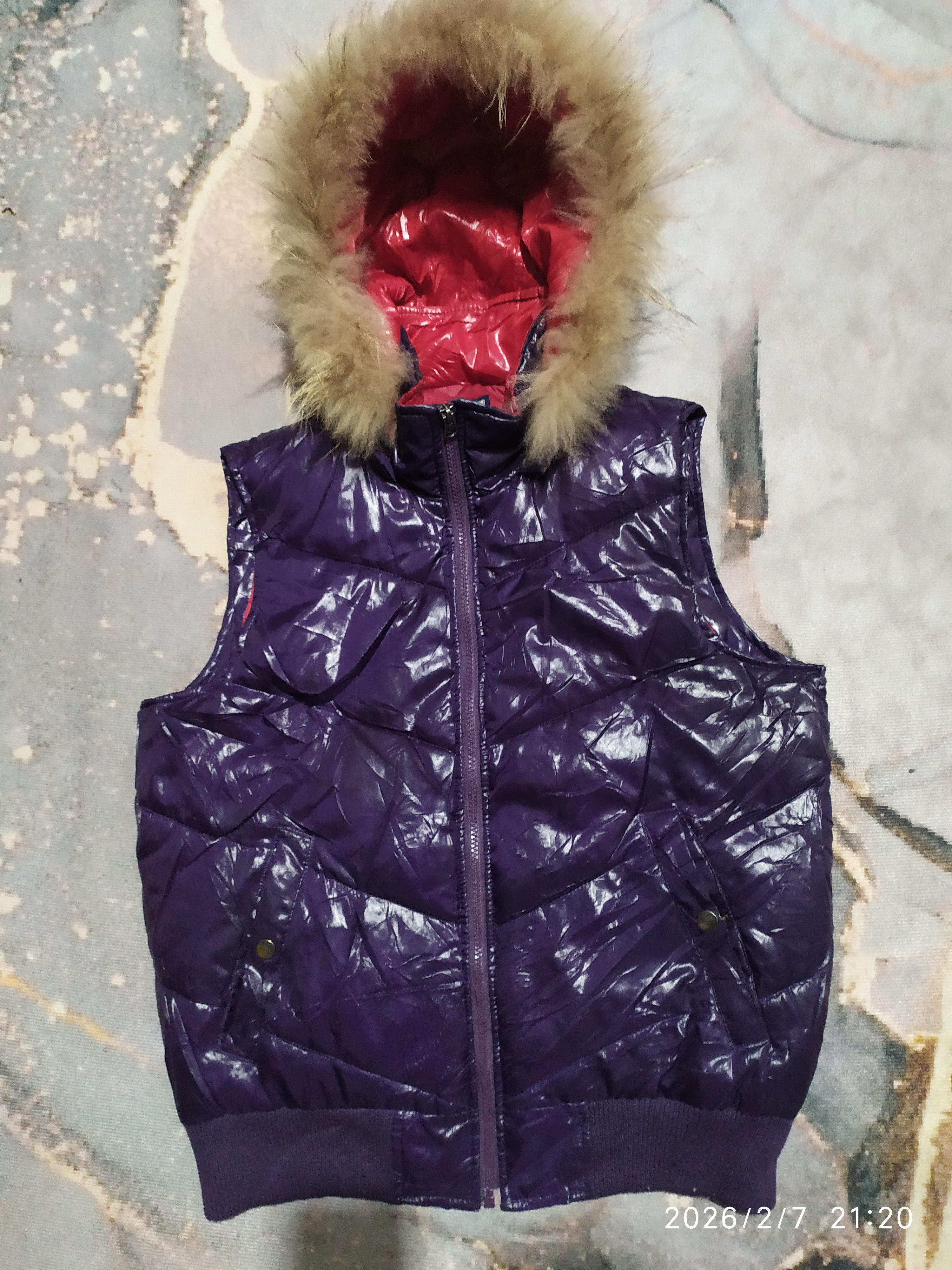 If Six Was Nine Vintage Y2K Crpped Faux Fur Vest LGB Style UNISEX