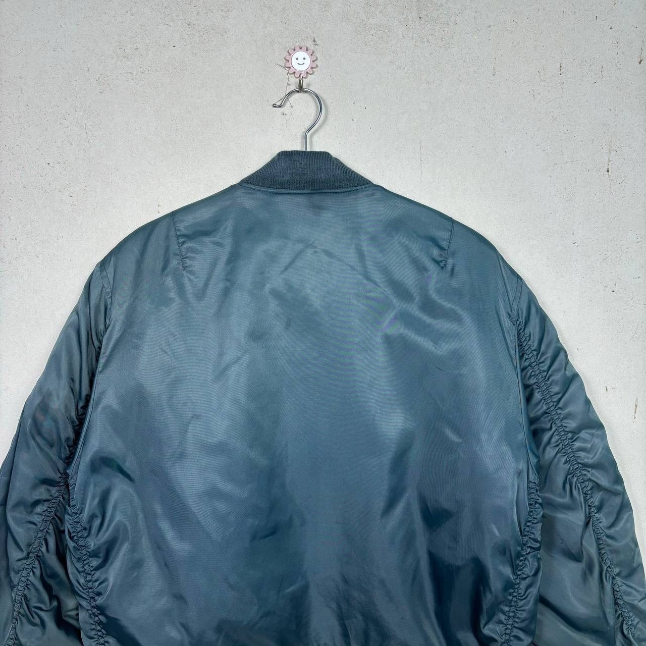Other Vintage MA-1 Flight Jacket Sage Green Bomber Orange Lining Size US M / EU 48-50 / 2 - 7 Thumbnail