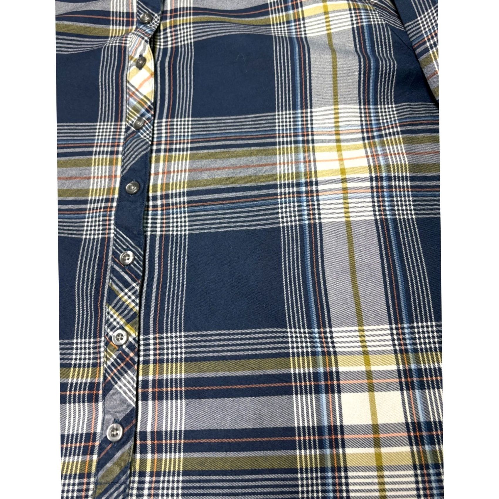 Pendleton Pendleton Tunic Blouse 3/4 Sleeve Plaid Blue White Olive Green Large Women’s Top Shirt Size L / US 10 / IT 46 - 2 Thumbnail