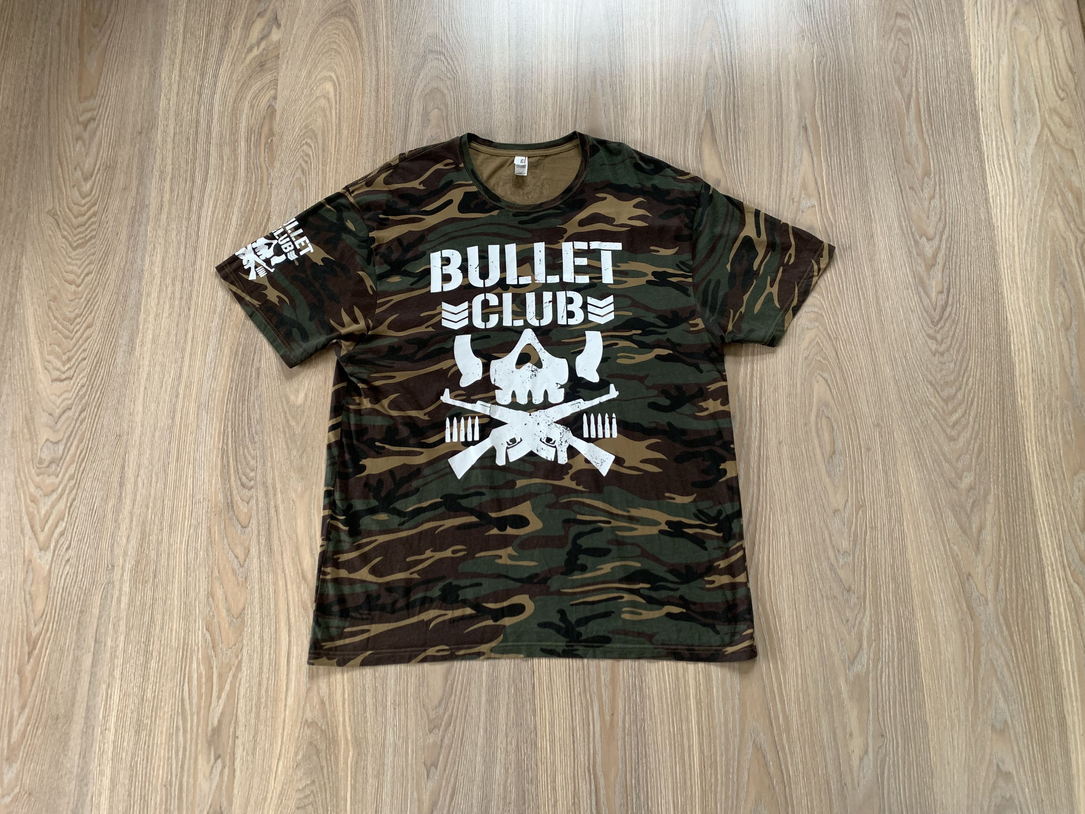 New Japan Pro-Wrestling King of Sports Camouflage T Shirt