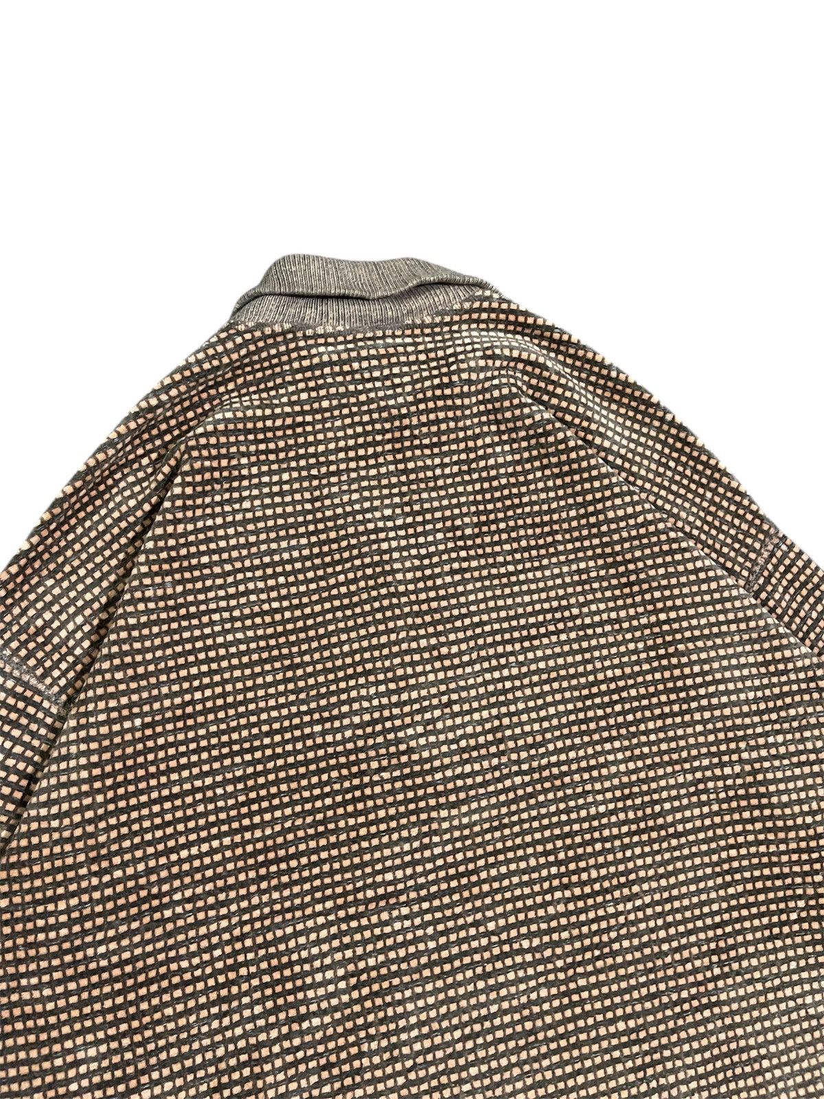 Celine Vintage 80s Celine Halfzip Brown Velvet Sweater Size US L / EU 52-54 / 3 - 7 Thumbnail
