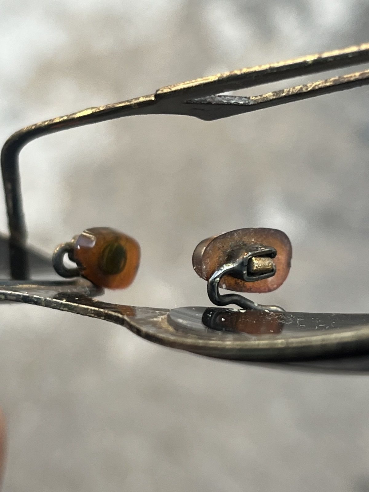 Japanese Brand Vintage 80s Avant-Garde Oval Sunglasses — Metal Frame. Size ONE SIZE - 11 Thumbnail