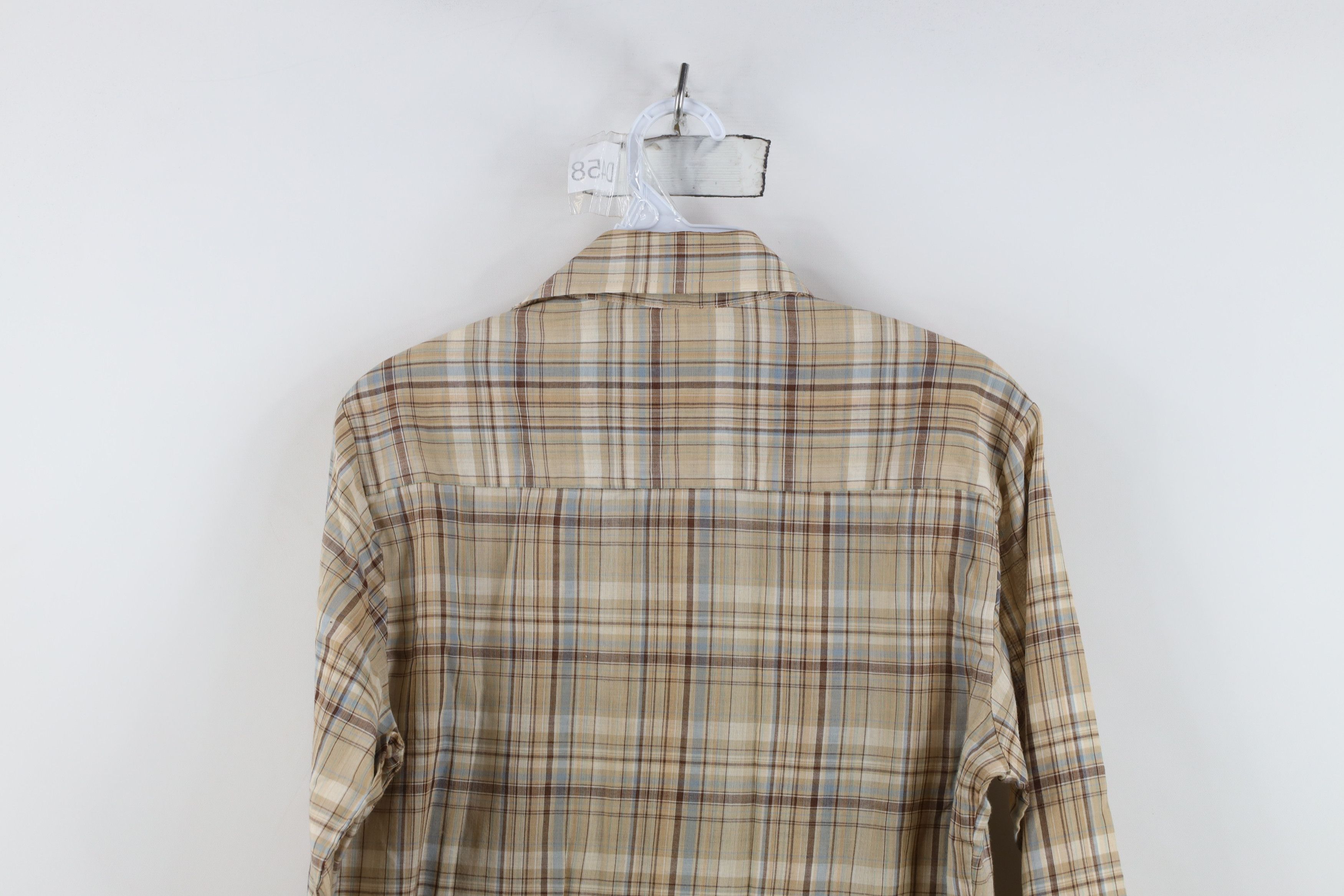 Levi's Vintage 70s Levis Wildfire Button Shirt Earth Tone Plaid Size US S / EU 44-46 / 1 - 9 Thumbnail