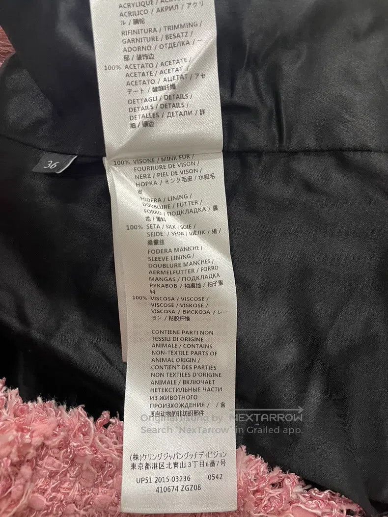Gucci Gucci Pink tweed coat Size XS / US 0-2 / IT 36-38 - 7 Thumbnail