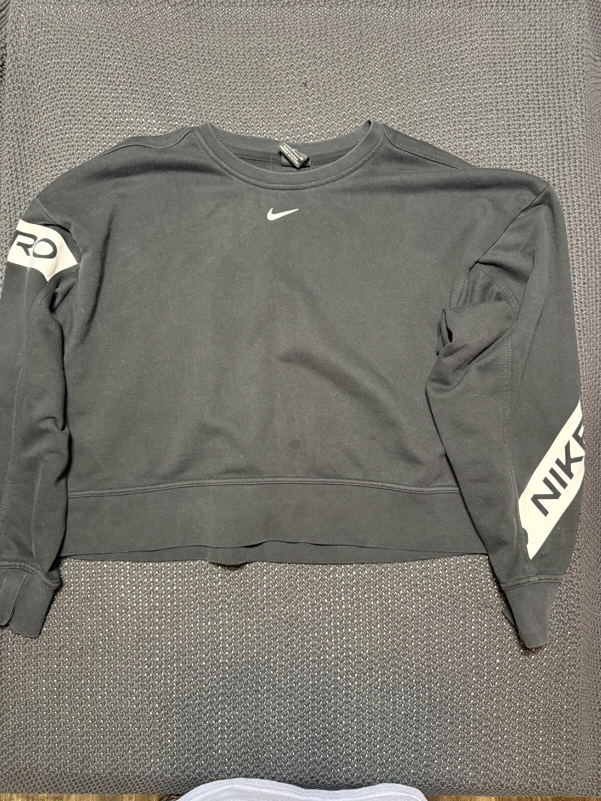 Nike Nike Dri-FIT Black Sweatshirt Size Small Size S / US 4 / IT 40 - 1 Thumbnail