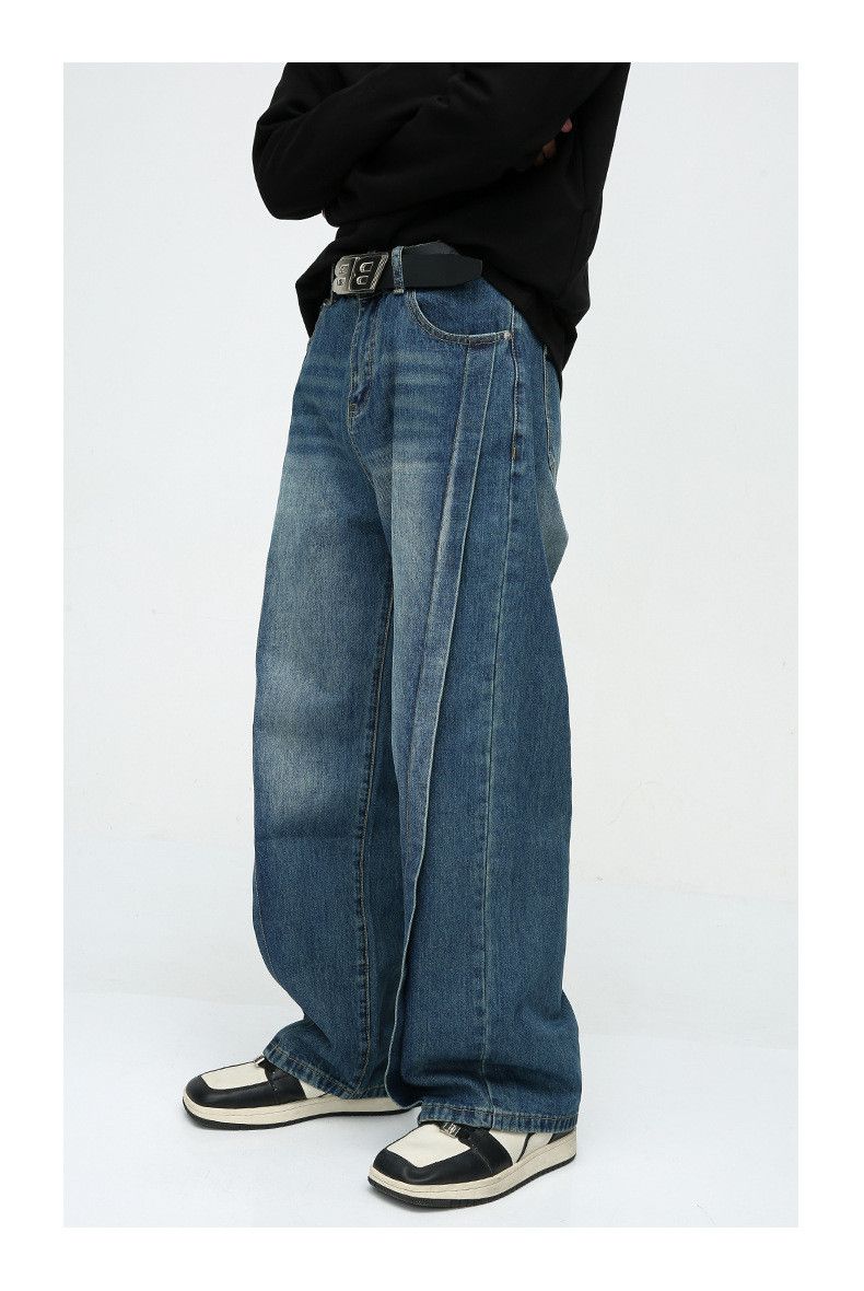 Japanese Brand × Jean High street retro patchwork niche design jeans Size US 32 / EU 48 - 3 Thumbnail