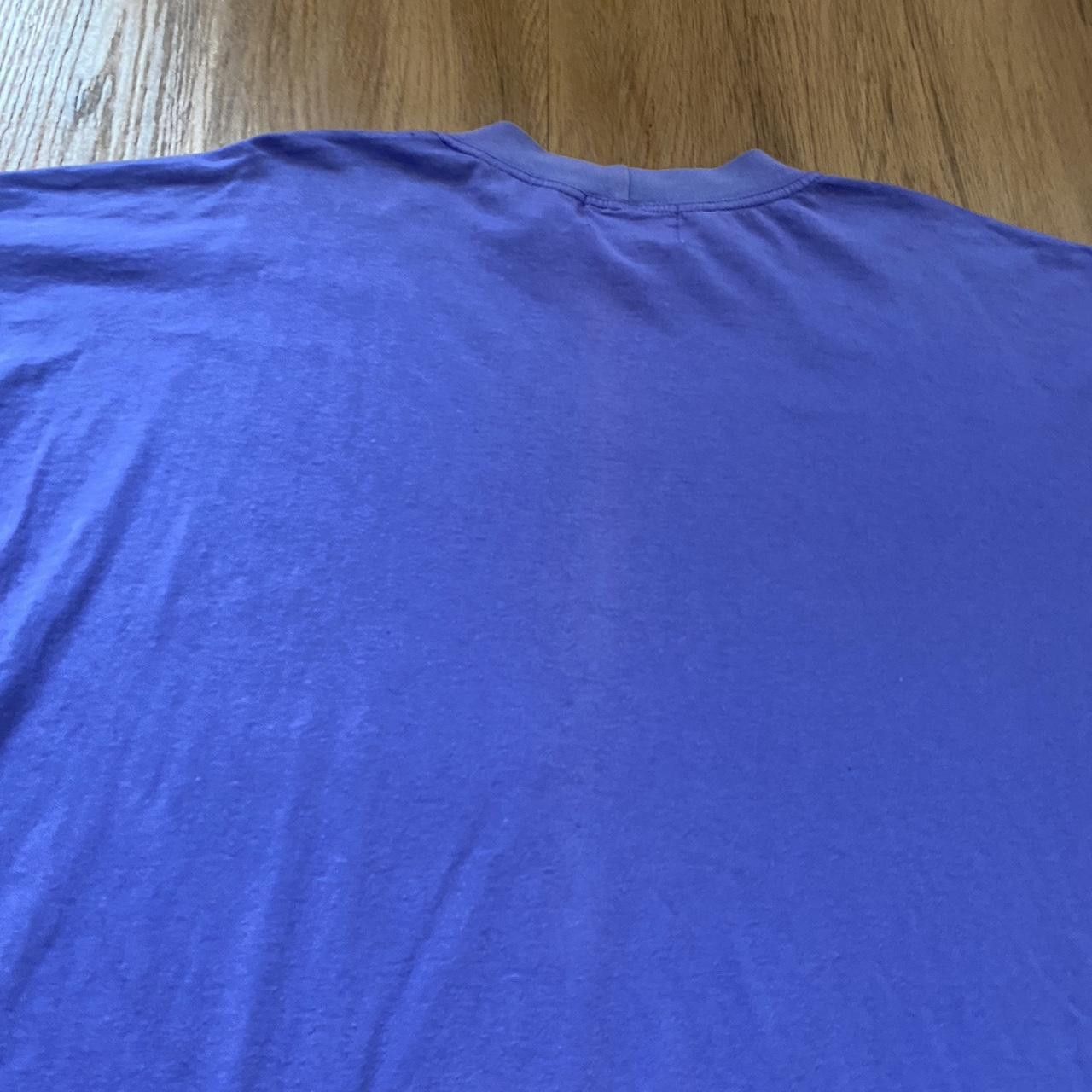 Other 90s Vintage Boxy purple Chez Claire T-shirt Size US L / EU 52-54 / 3 - 5 Thumbnail