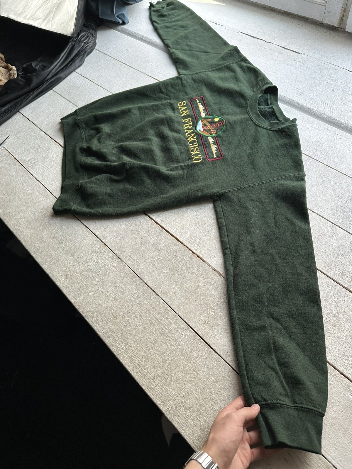 Other SAN FRANCISCO🚨 BIG LOGO USA BRIDGE SWEATSHIRT RARE Size US M / EU 48-50 / 2 - 2 Thumbnail