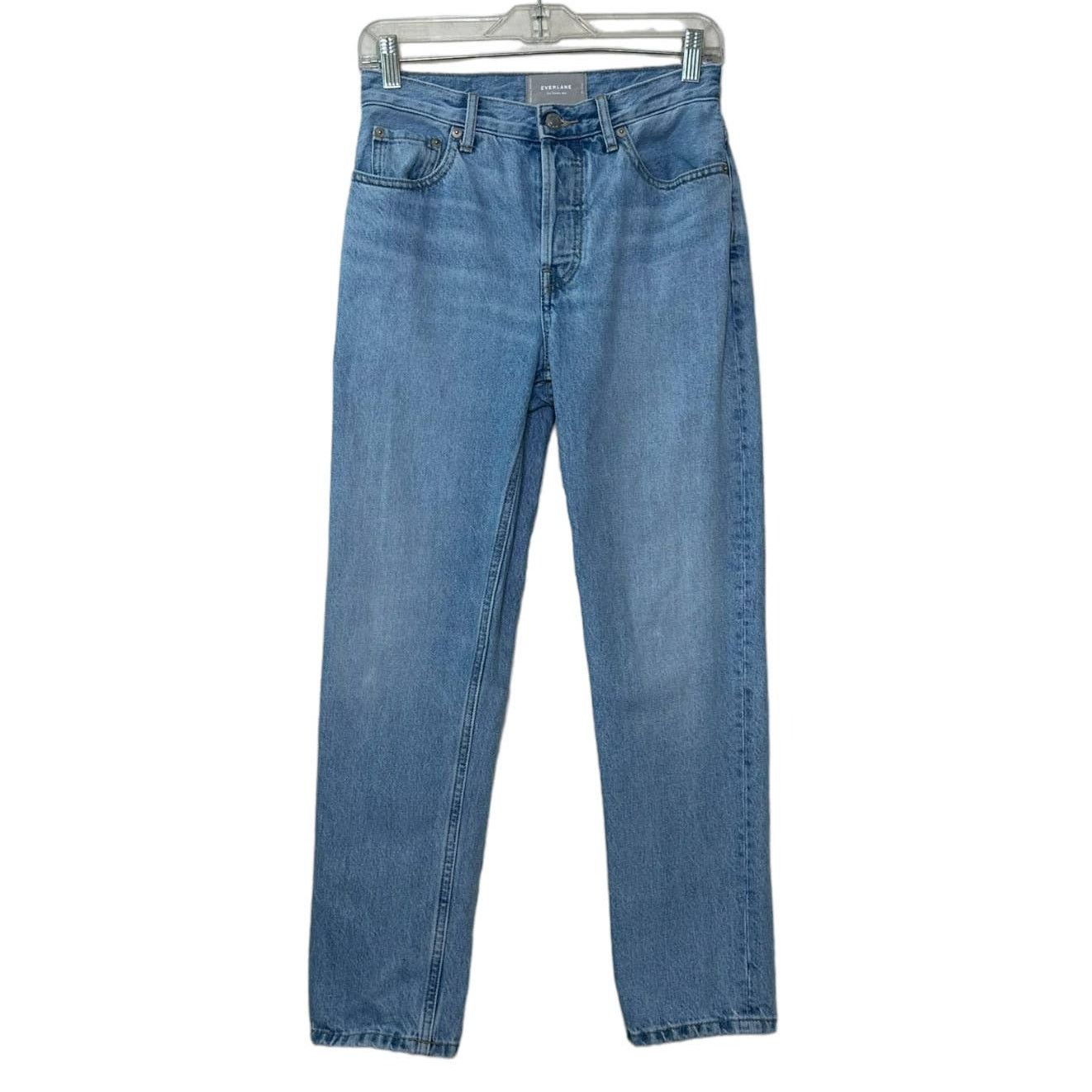 Everlane Everlane blue straight legs crop jeans size 25 - 0 Size 25" / US 0 / IT 36 - 1 Thumbnail