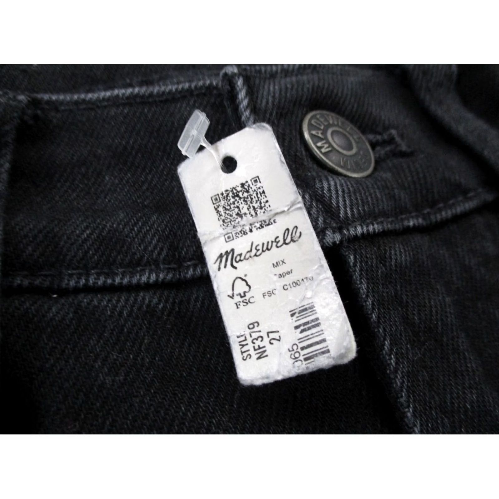 Madewell Madewell Jeans Women 27 Black Flared High Rise Vintage-Style Regular Denim Stretch Jeans Womens 27 Black Flare Jeans Size 27" / US 4 / IT 40 - 7 Thumbnail