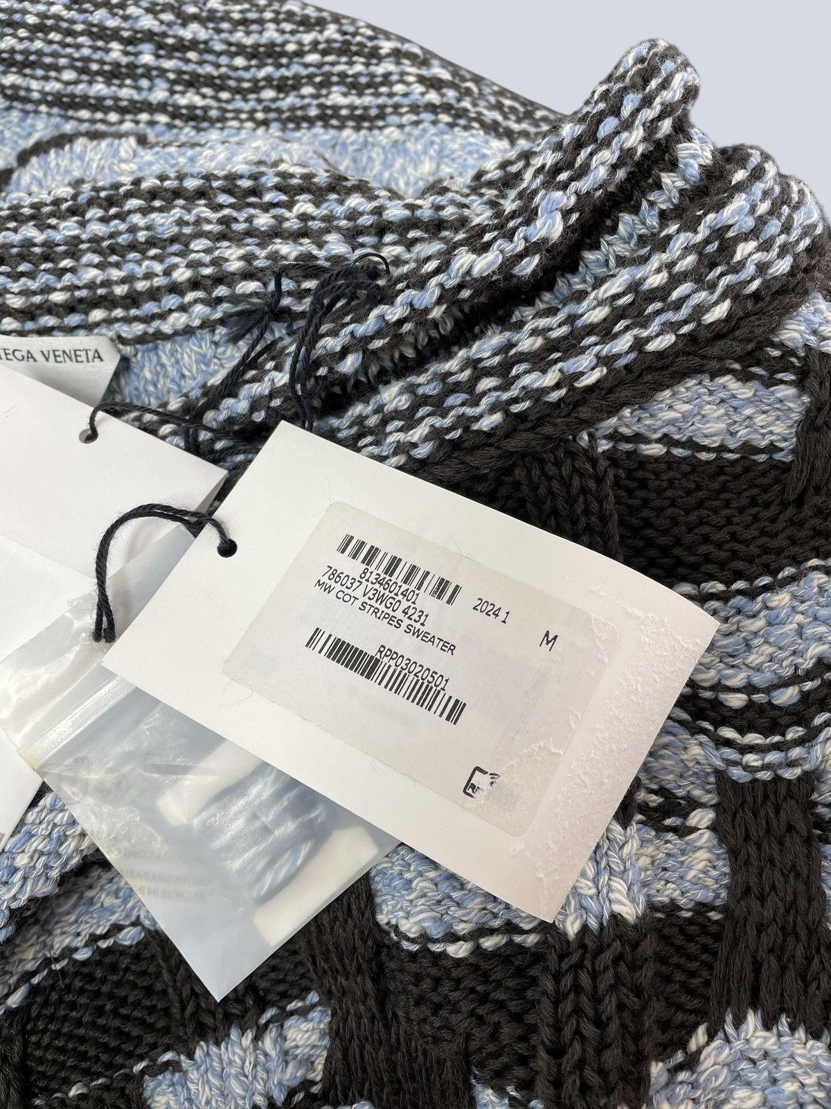 Bottega Veneta Bottega Veneta multi jacquard cotton sweater, M. Size US M / EU 48-50 / 2 - 8 Thumbnail