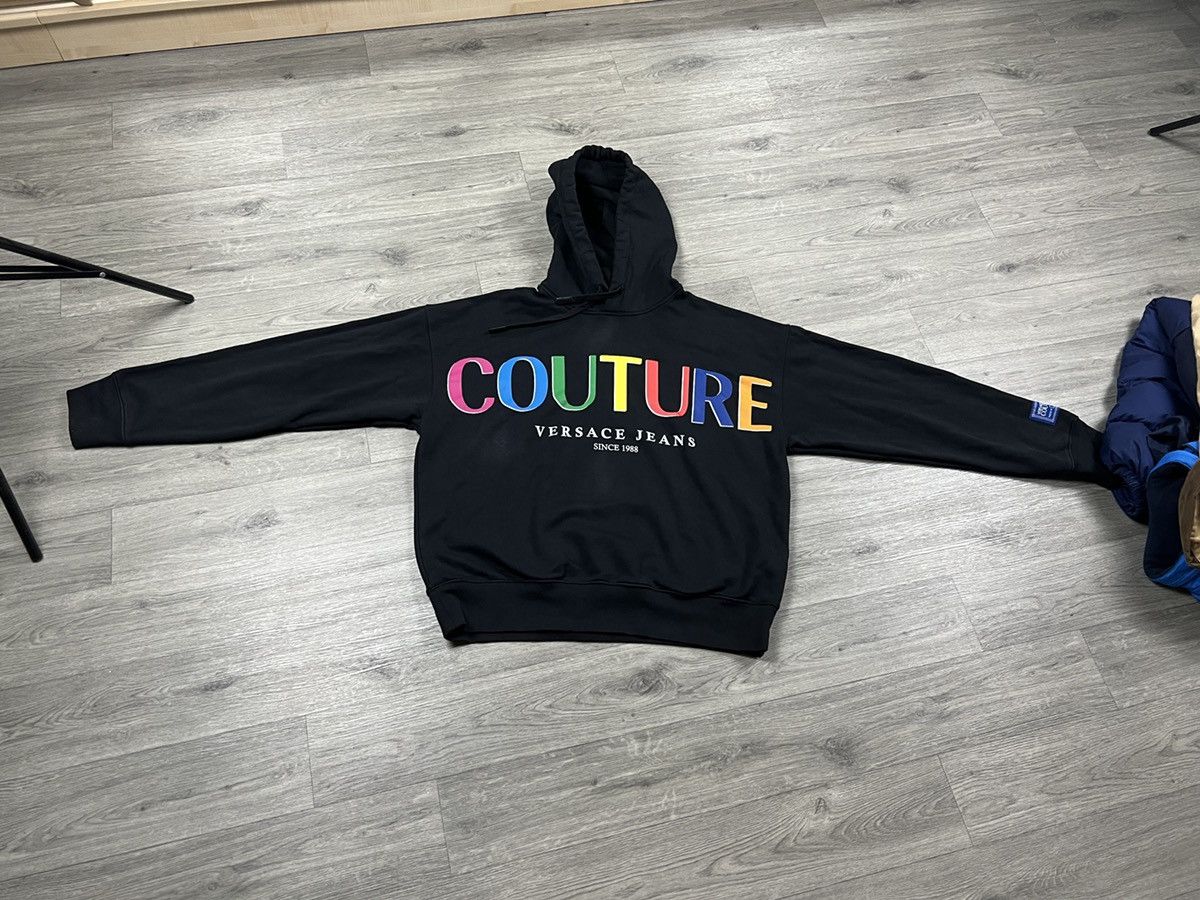 Versace Jeans Couture Authentic Versace Jeans Couture Logo Hoodie Mens Size M (L) Size US M / EU 48-50 / 2 - 5 Thumbnail