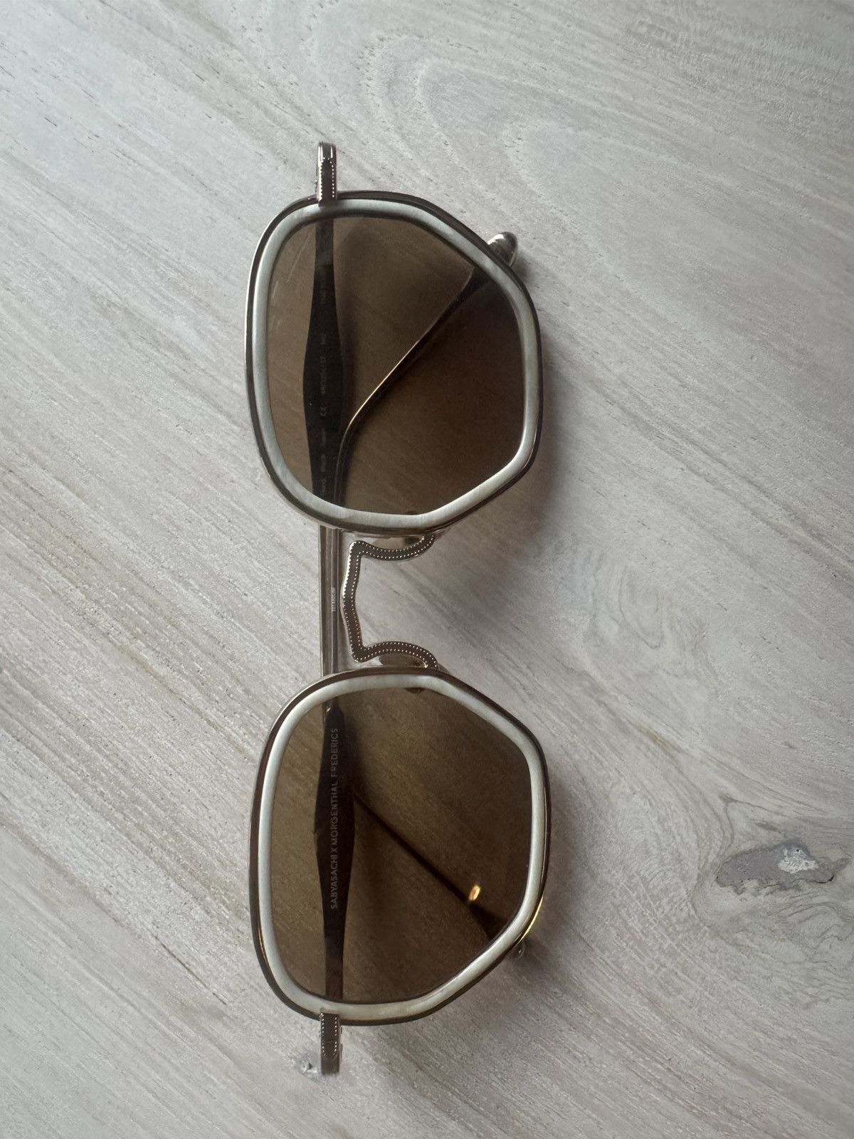 Other Sabyasachi x Morgenthal Frederics The Tolly Horn Sunglasses Size ONE SIZE - 3 Thumbnail