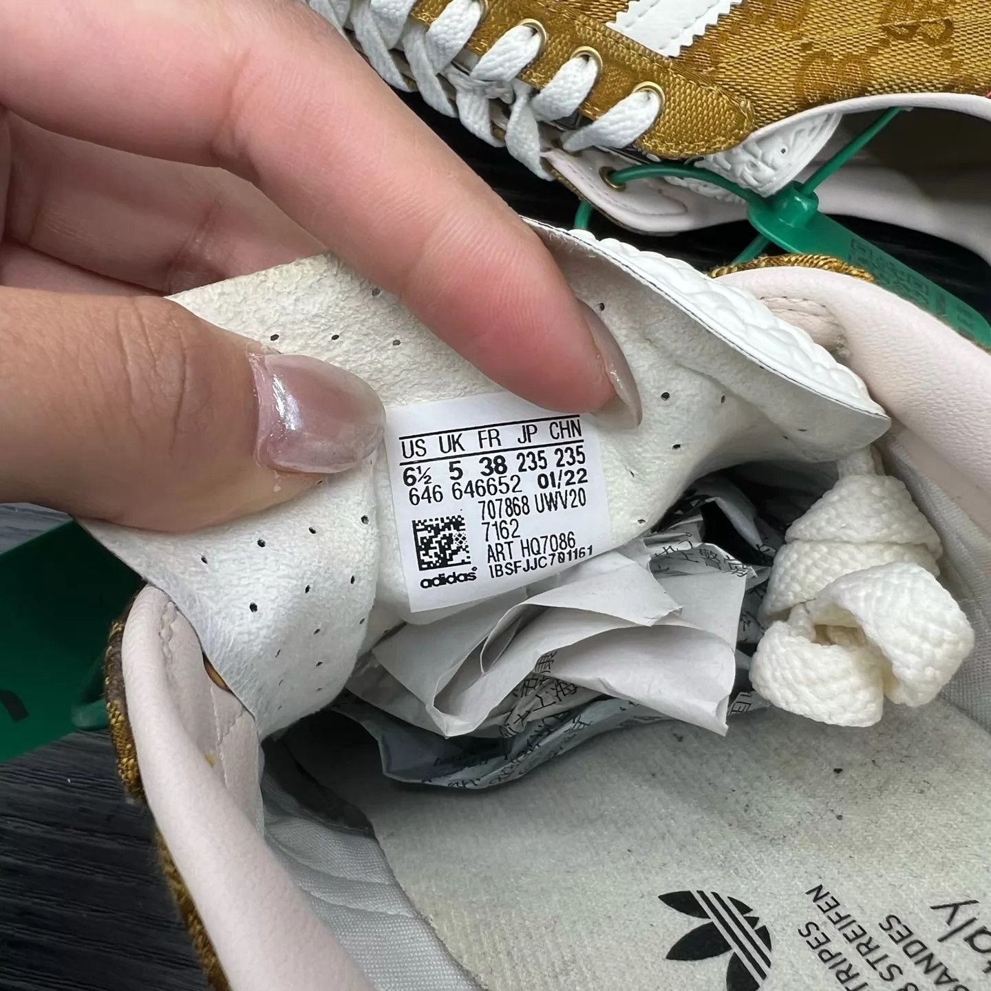 Gucci Gucci x Adidas Beige Brown Size 38 New Size US 6.5 / IT 36.5 - 8 Thumbnail