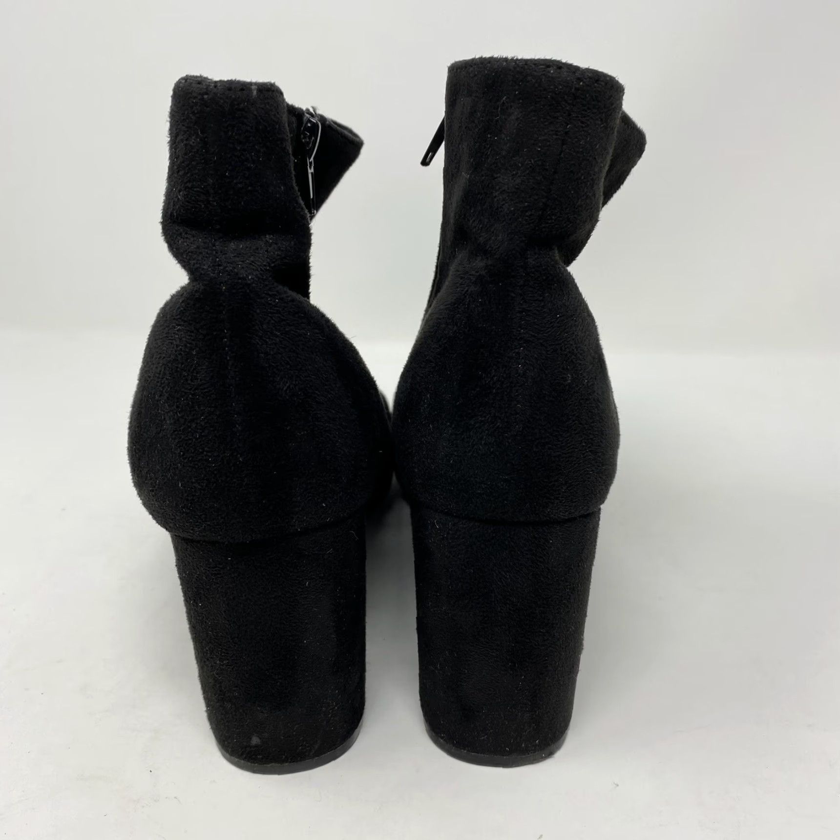 XOXO XOXO Claude Boots Women Black Bootie Knee High Zip Side Zip Wide Calf Block Heel 10M Styled Boot Size US 10 / IT 40 - 5 Thumbnail