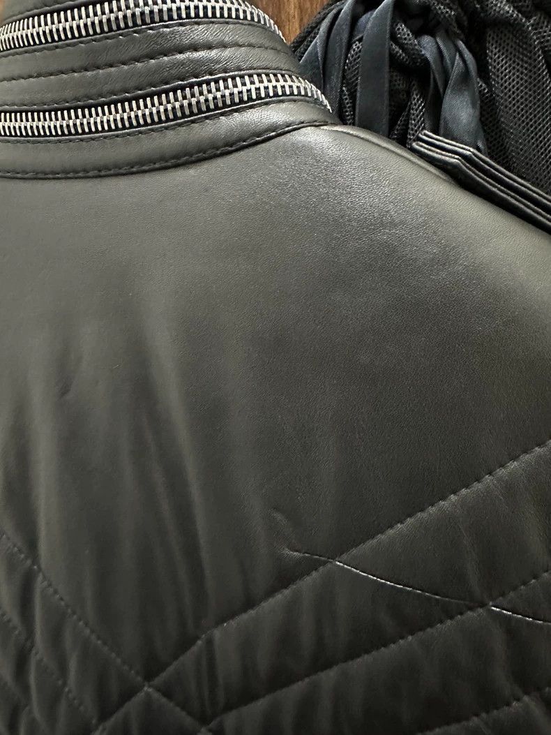 Dior dior homme black striped leather jacket Size US S / EU 44-46 / 1 - 5 Thumbnail