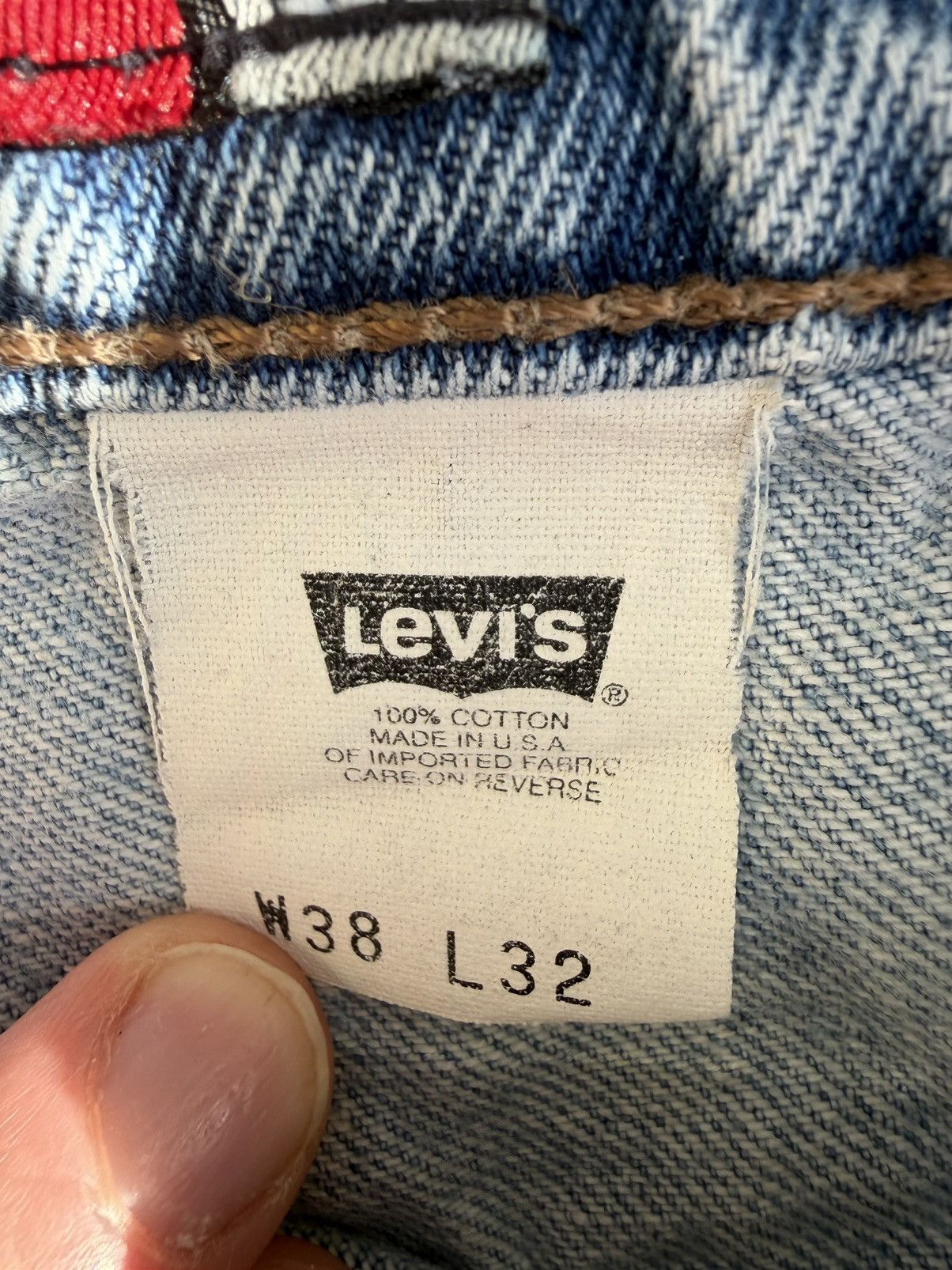 Levi's Made in USA Levi’s 90’s Light Washed Silvertab Size US 36 / EU 52 - 5 Thumbnail