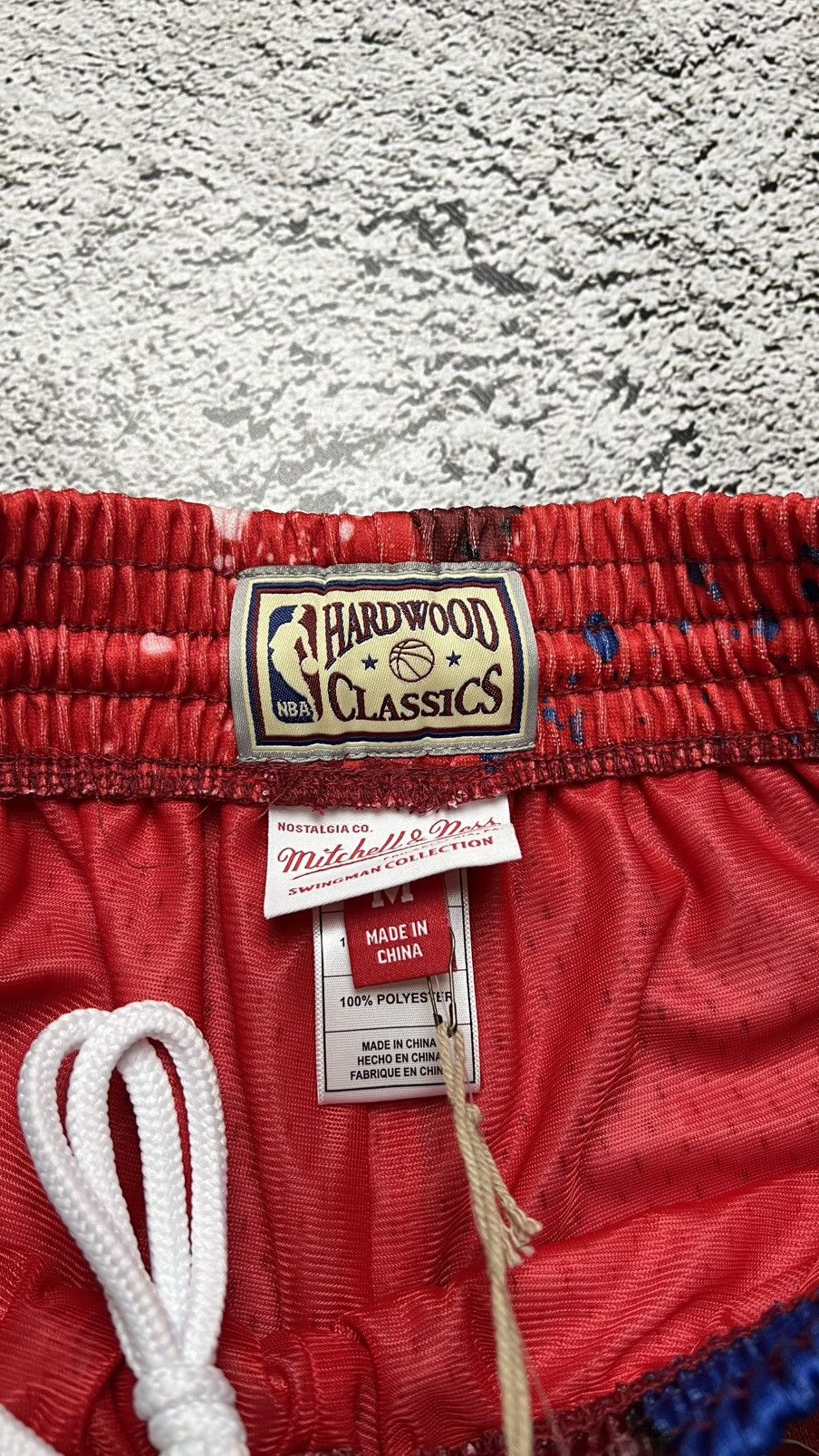 Mitchell & Ness NWT‼️Philadelphia 76ers sixers NBA mitchell & ness shorts Size US 32 / EU 48 - 5 Thumbnail