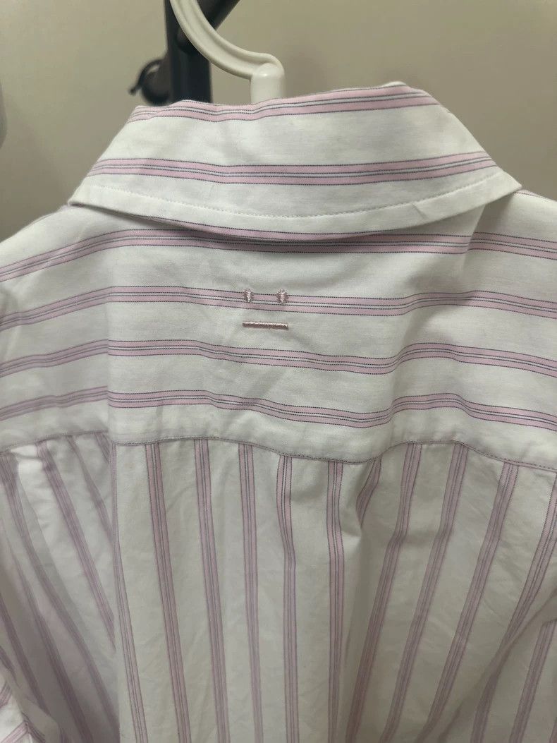 Acne Studios acne studios White and pink pointed-collar shirt Size US XS / EU 42 / 0 - 6 Thumbnail