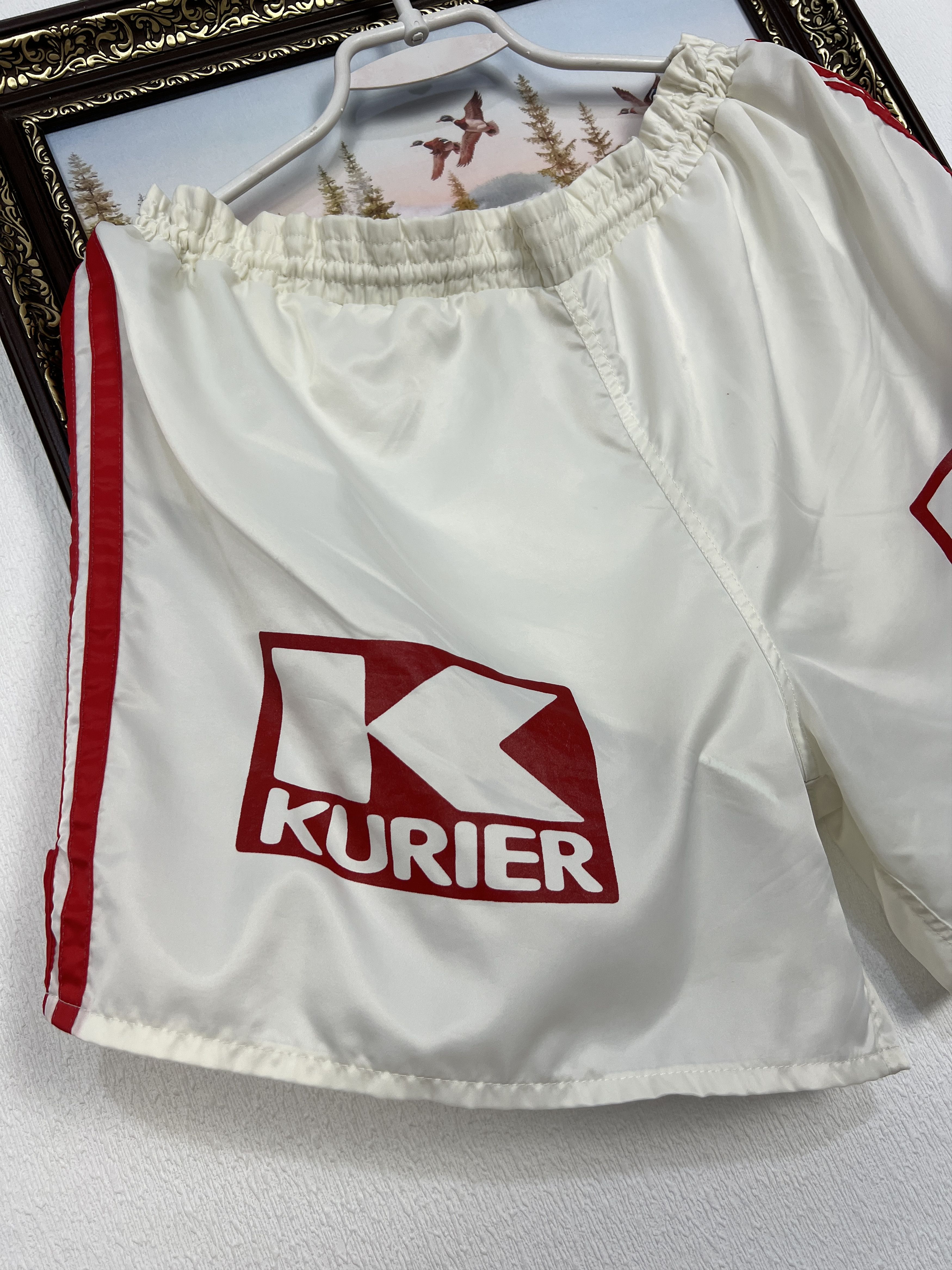 Adidas Vintage 90's Adidas White Nylon Shorts Run Athletic Rare XL Size US 36 / EU 52 - 3 Thumbnail