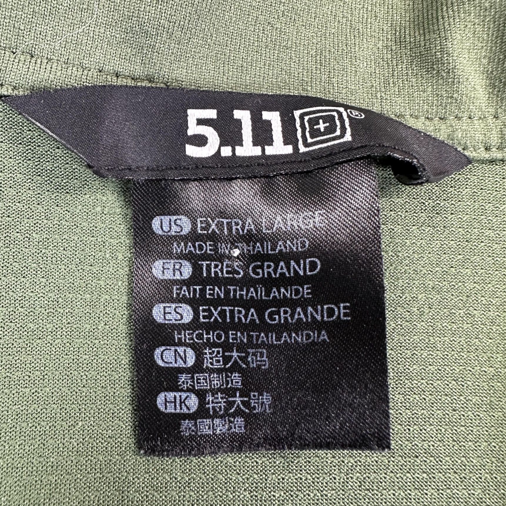 Vintage 5.11 Polo Shirt Mens XL Green Short Sleeve Stretch Performance Workwear Shirt Size US XL / EU 56 / 4 - 4 Thumbnail