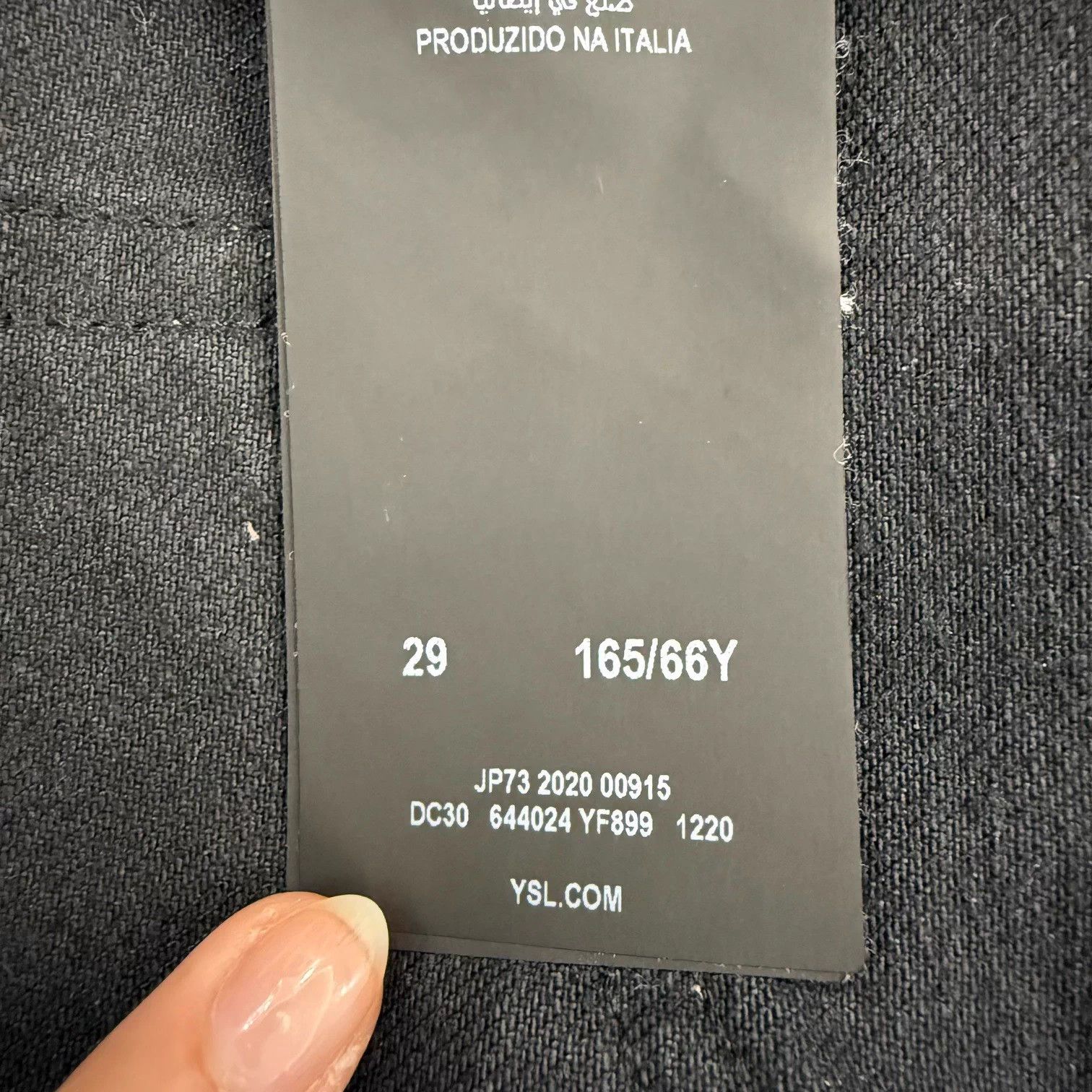 Saint Laurent Paris Saint Laurent new washed black straight jeans 29 Size US 29 - 5 Thumbnail