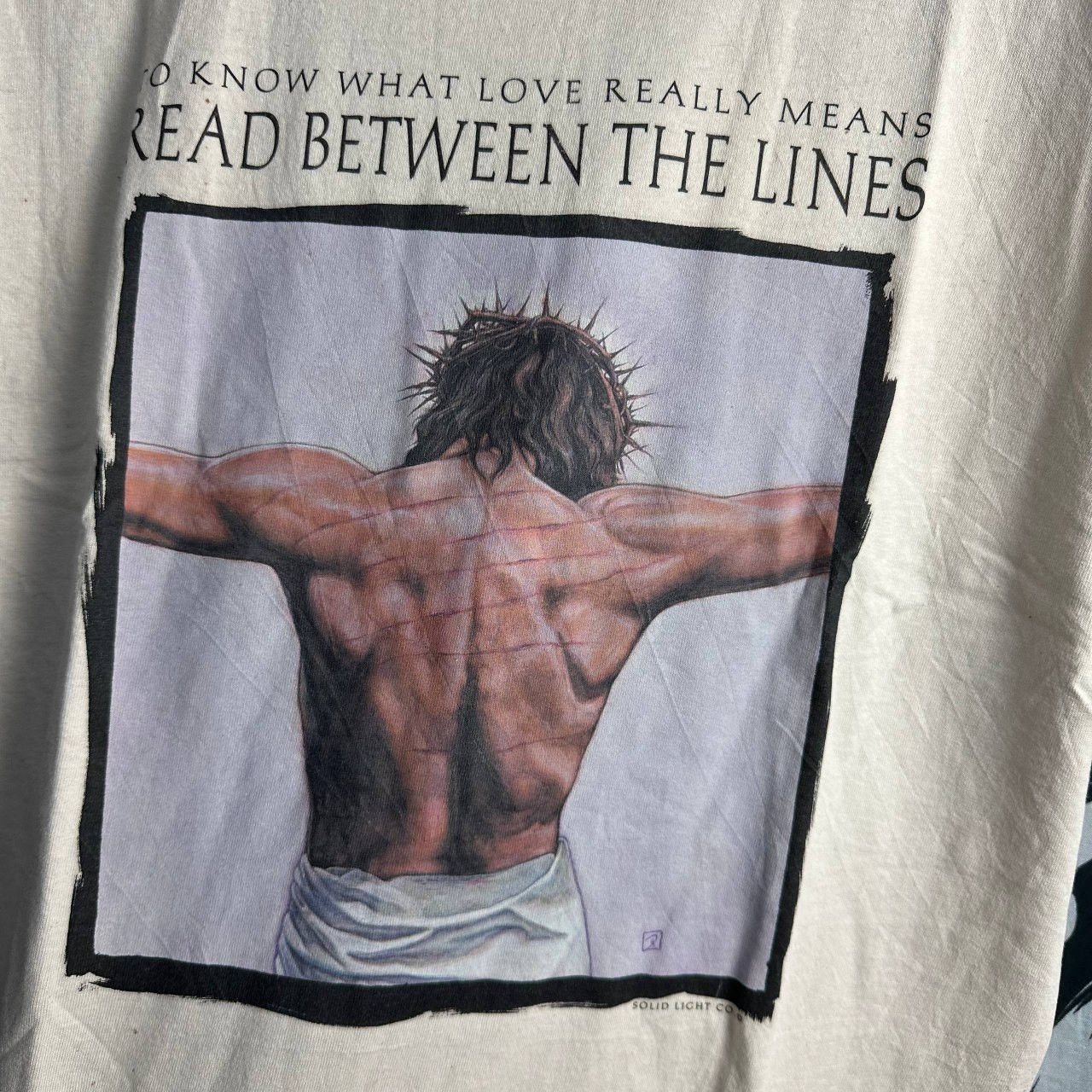 Vintage Vintage 90s Jesus Christ Holy Religion T-Shirt Size US XL / EU 56 / 4 - 6 Thumbnail