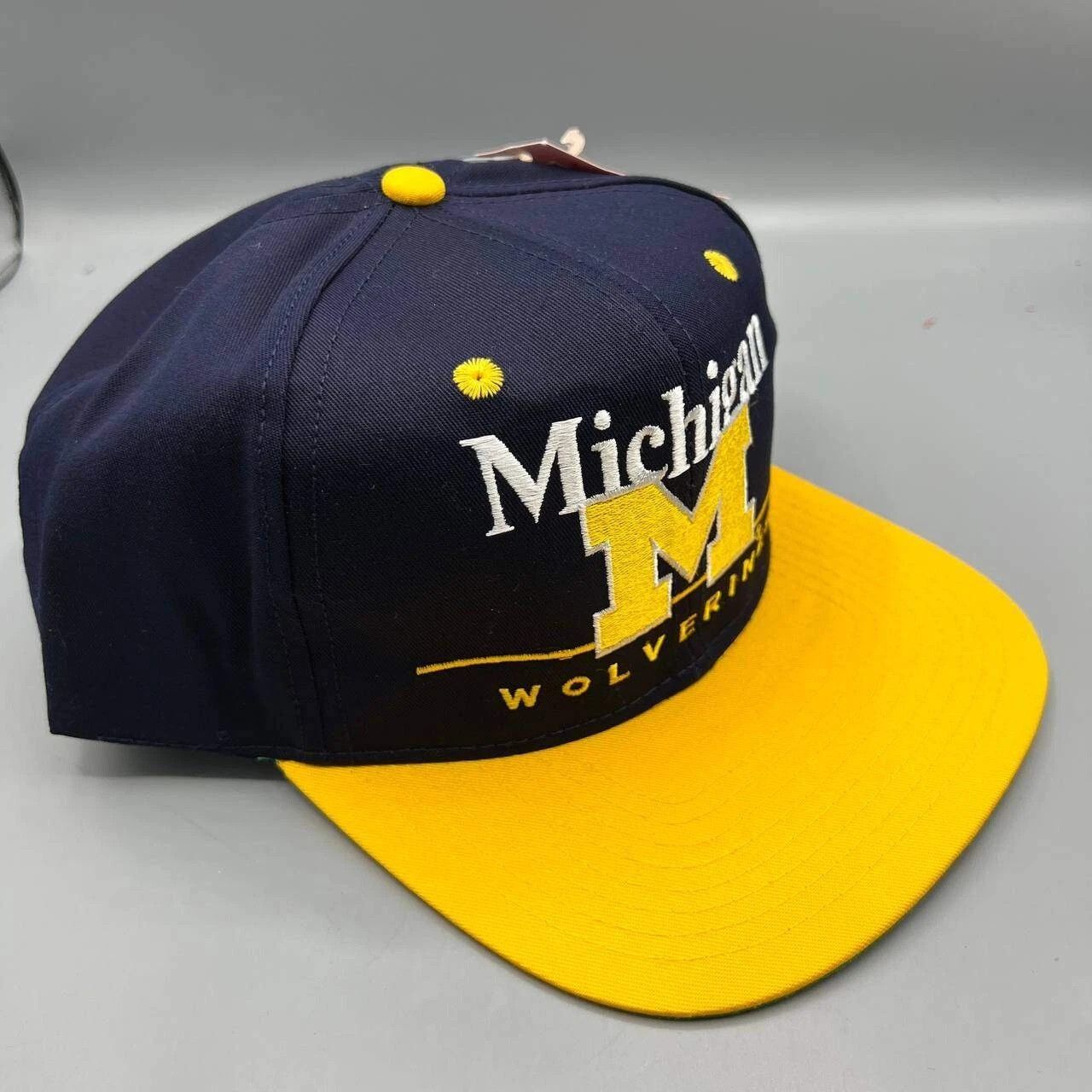 Twins Enterprise Inc. × Vintage Michigan Wolverines Hat Men Twins Enterprise Snap Back Cap Size ONE SIZE - 4 Thumbnail