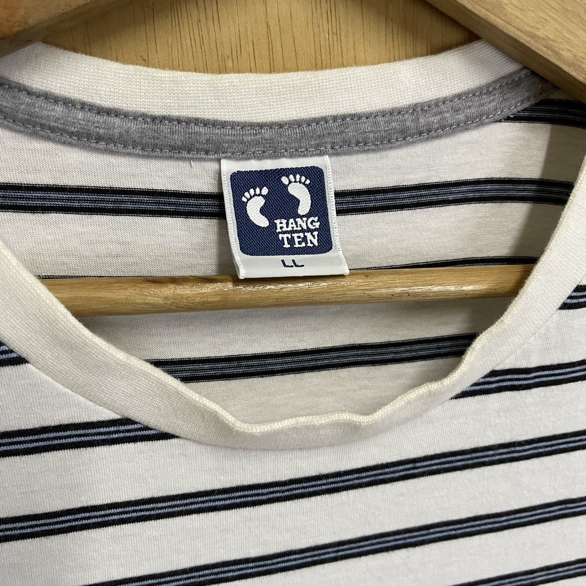 Hang Ten Hang Ten Small Logo Stripe Tee Size US M / EU 48-50 / 2 - 6 Thumbnail