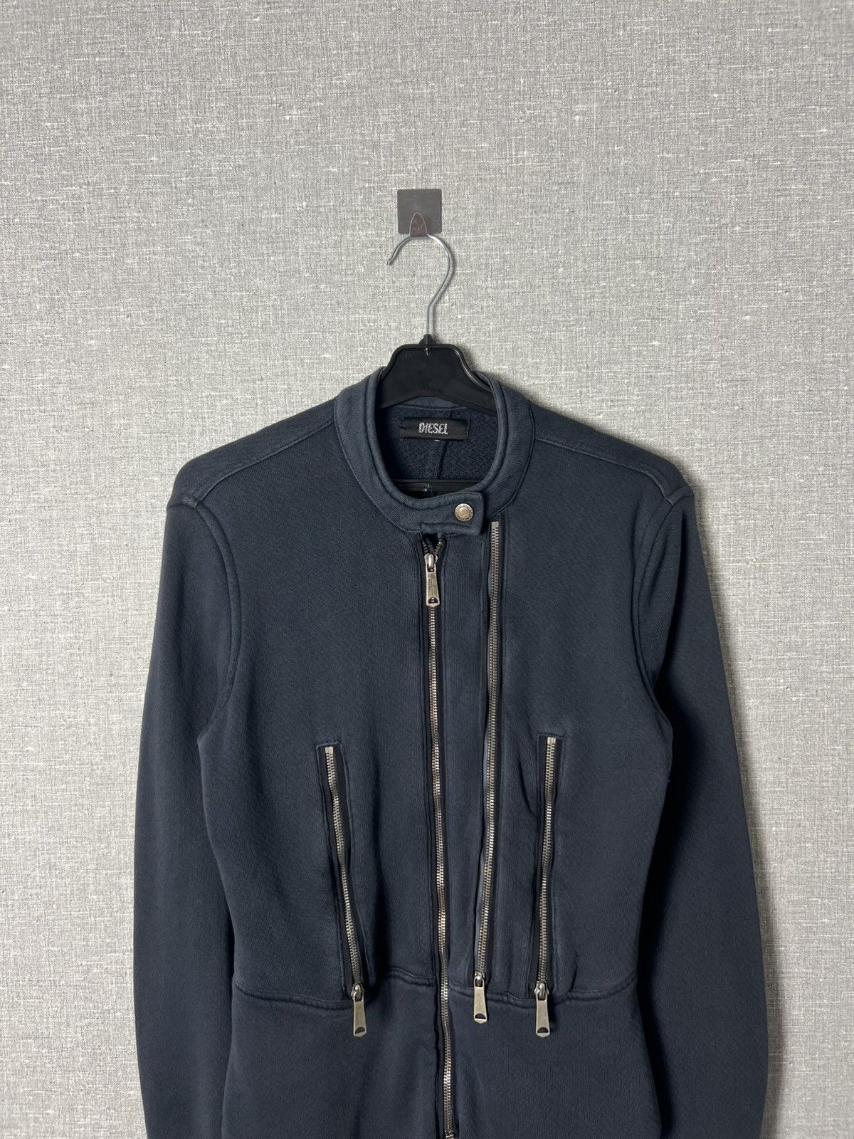 Diesel Vintage Diesel Multi Zipper Woomens Moto Style Racing Jacket Size S / US 4 / IT 40 - 2 Thumbnail