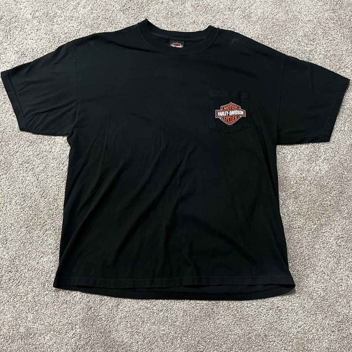 Harley Davidson Vintage Harley Davidson pocket Tee shirt Size US XL / EU 56 / 4 - 1 Thumbnail