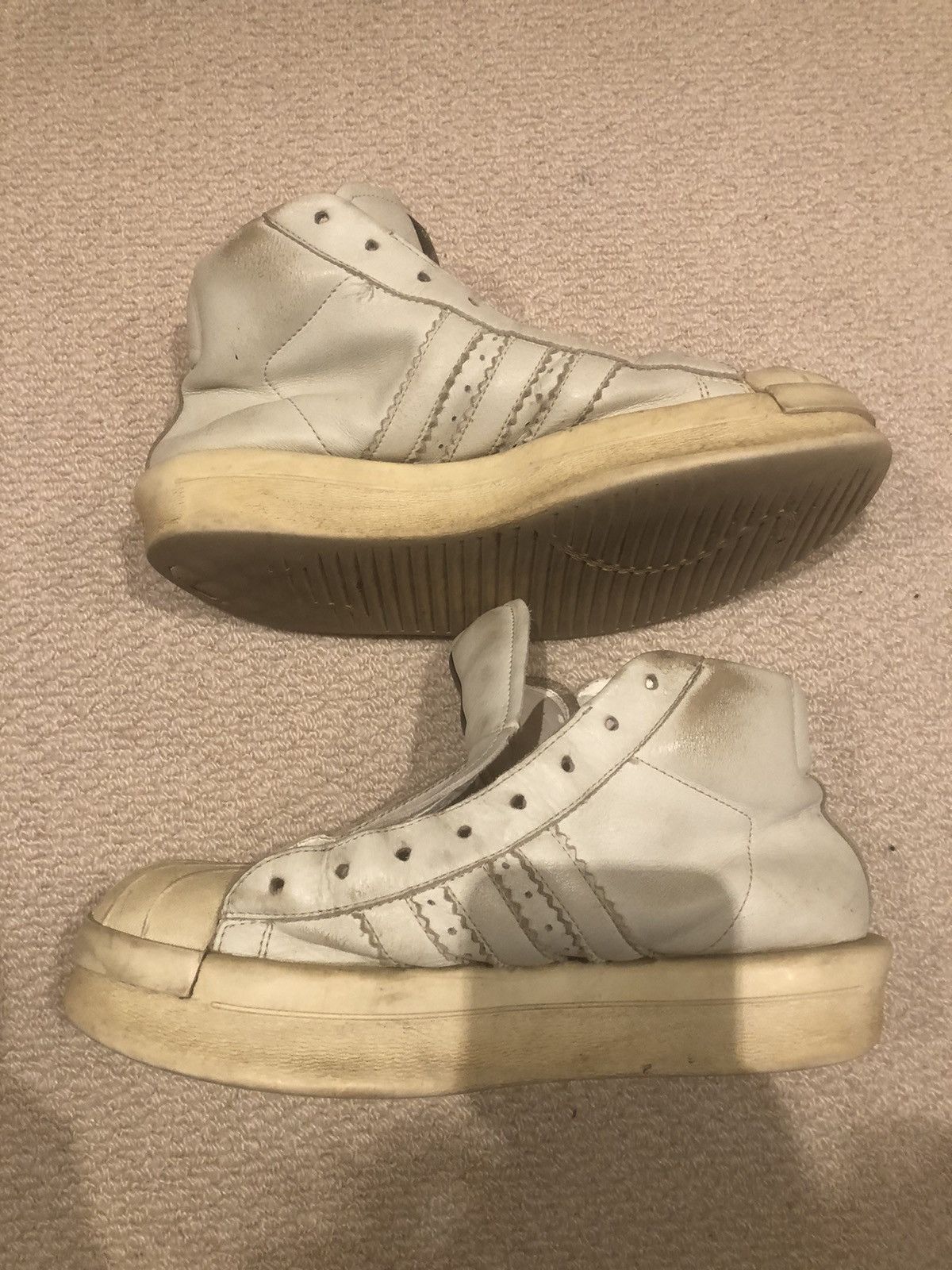 Adidas Rick Owens x Adidas Pro Model Mastodon ‘Smooth Milk’ Size US 8 / EU 41 - 2 Thumbnail