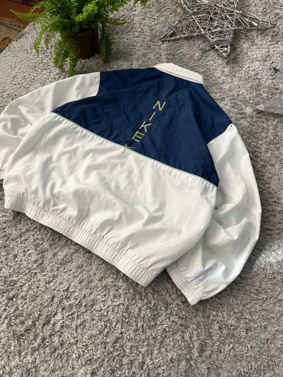 Nike × Vintage 00s Nike Light Jacket Streetwear Vintage Big Logo Swoosh Size US S / EU 44-46 / 1 - 3 Thumbnail