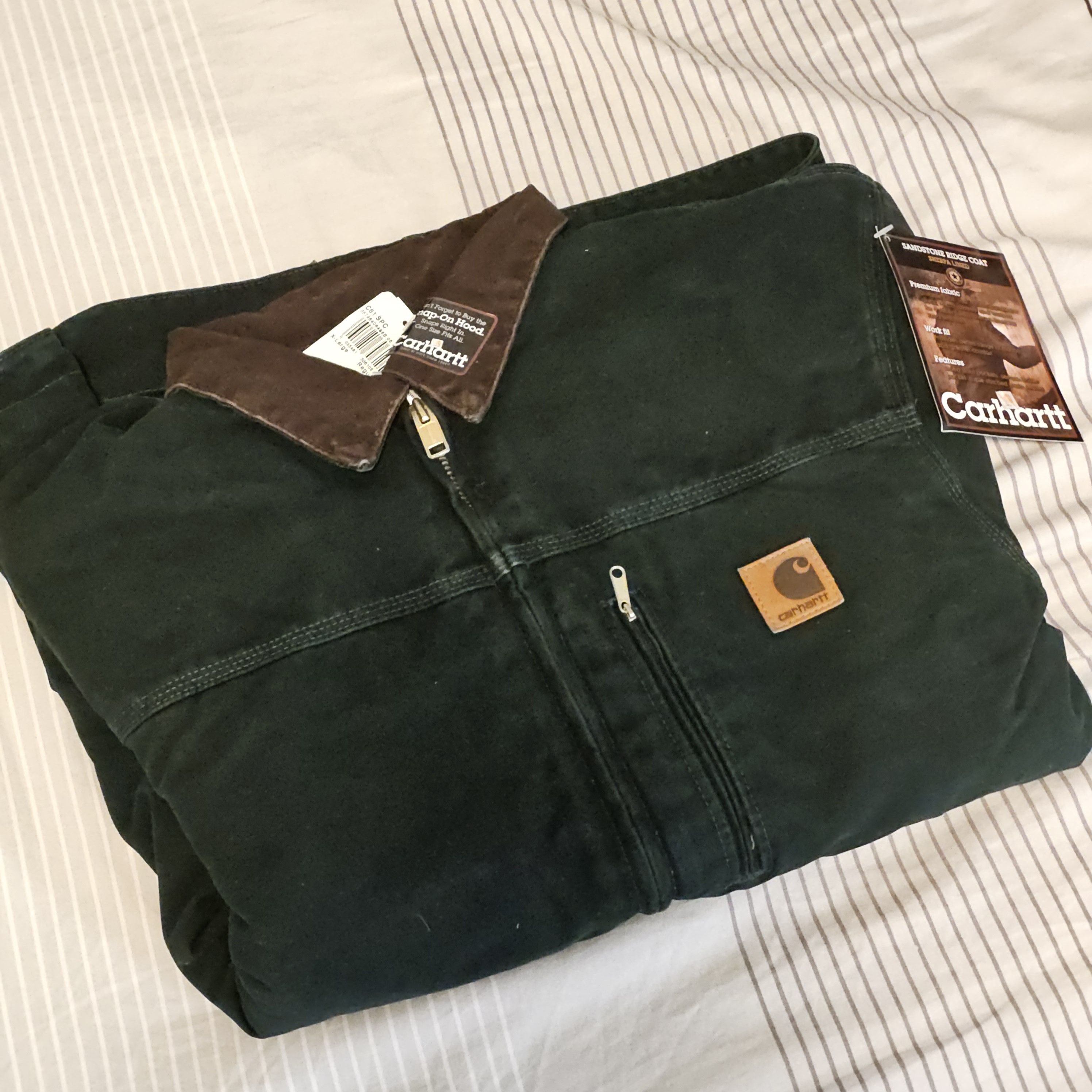 Carhartt vtg NEW Carhartt C61 SPC Sandstone Ridge Coat XL Green Size US XL / EU 56 / 4 - 2 Thumbnail
