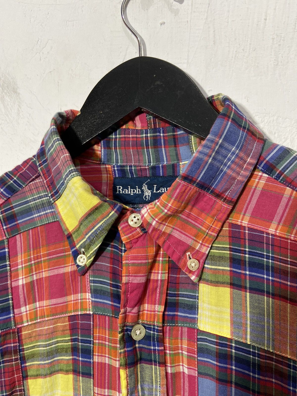 RRL Ralph Lauren Vintage Polo Ralph Lauren Patchwork Shirt Kapital Style Size US M / EU 48-50 / 2 - 6 Thumbnail