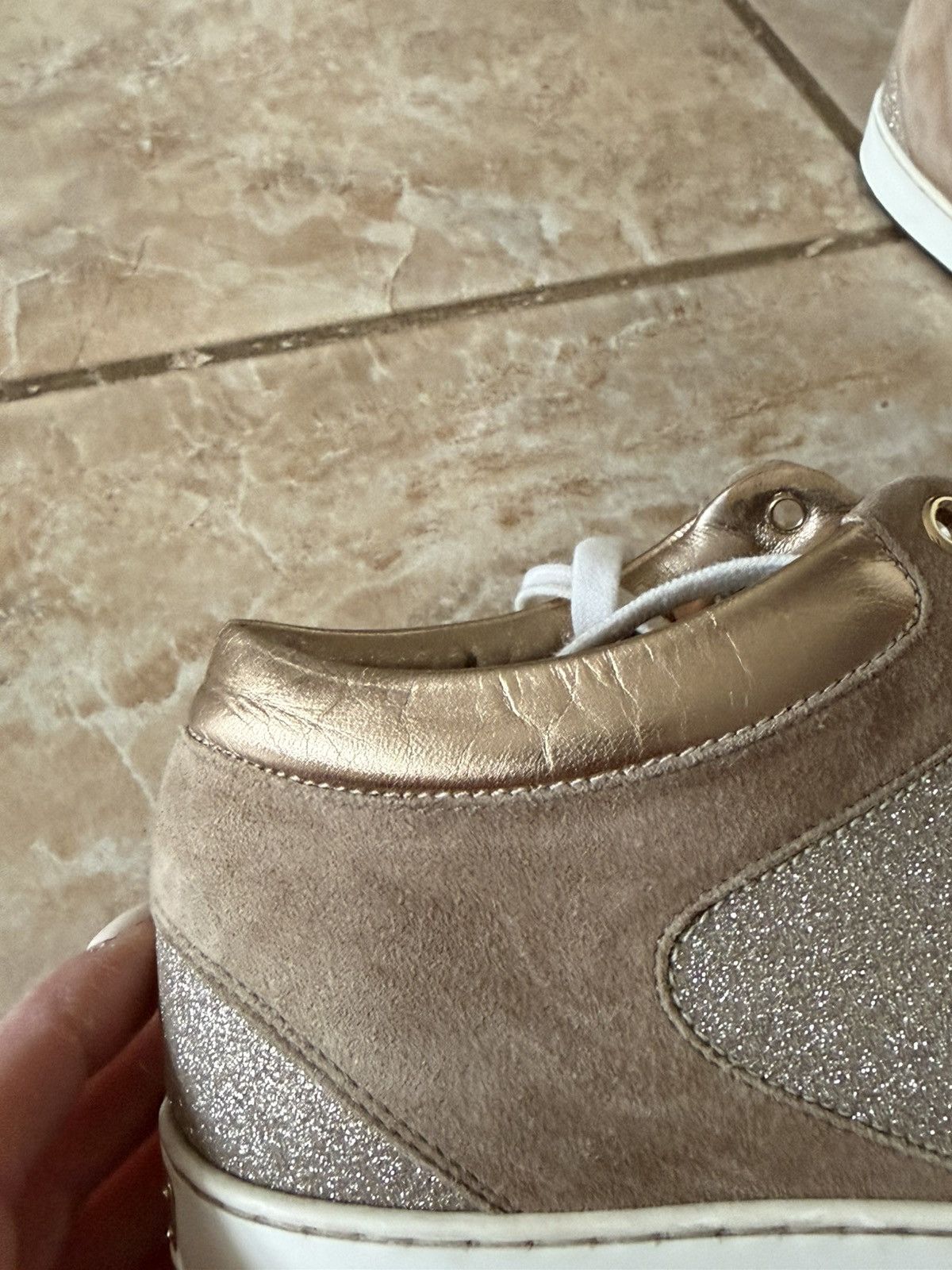 Jimmy Choo Jimmy Choo suede sneakers Size US 8.5 / IT 38.5 - 10 Thumbnail