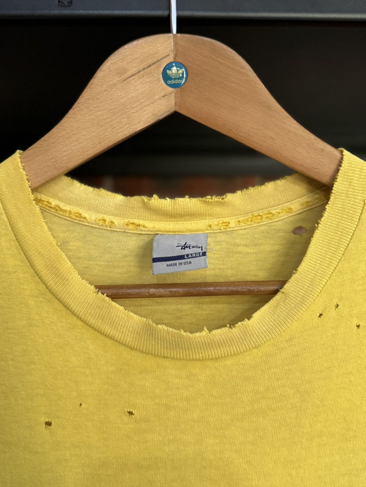 Stussy Thrashed Vintage Stussy Arabic International Tee Size US L / EU 52-54 / 3 - 4 Thumbnail