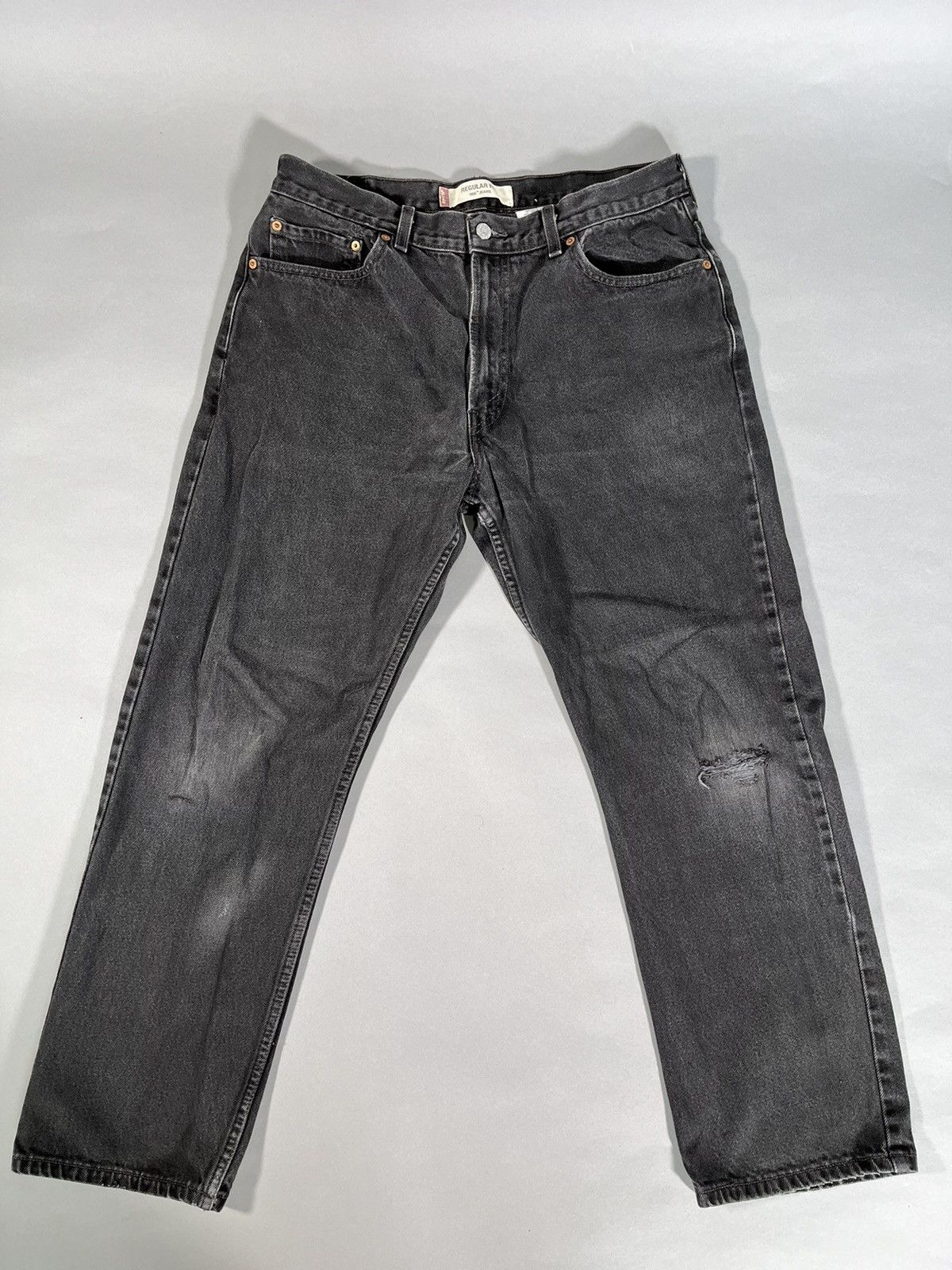 Levi's Y2K Faded Black Baggy Levi’s 505 Jeans Size US 36 / EU 52 - 1 Thumbnail