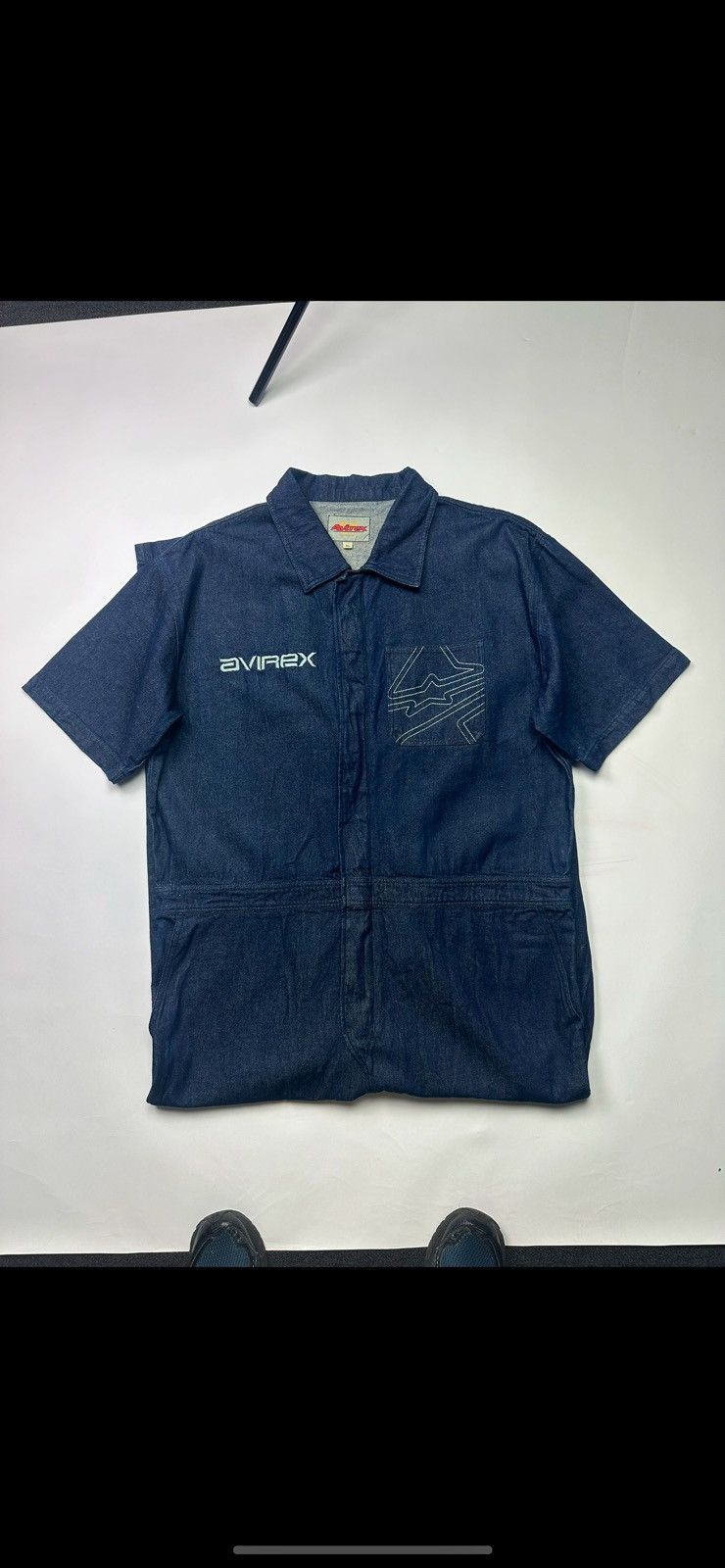 Avirex Avirex denim overalls 90’s Size US XL / EU 56 / 4 - 2 Thumbnail