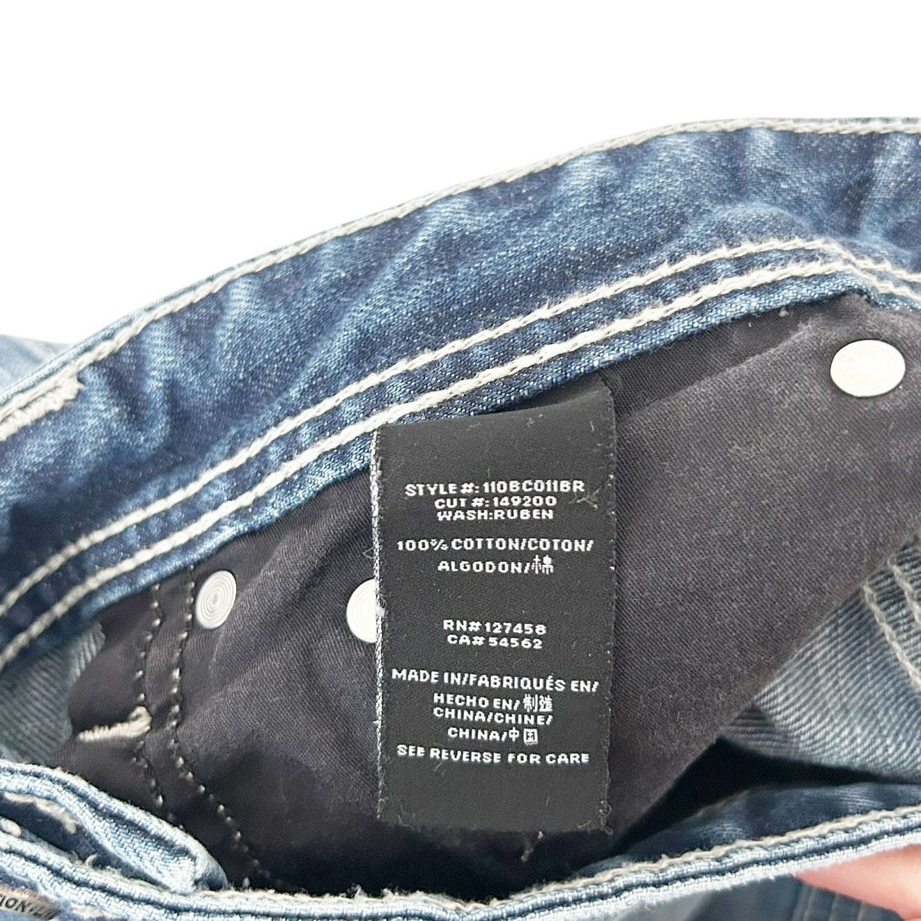 Affliction Affliction Cooper Distressed Jeans Sz 30x31 Size US 30 / EU 46 - 7 Thumbnail