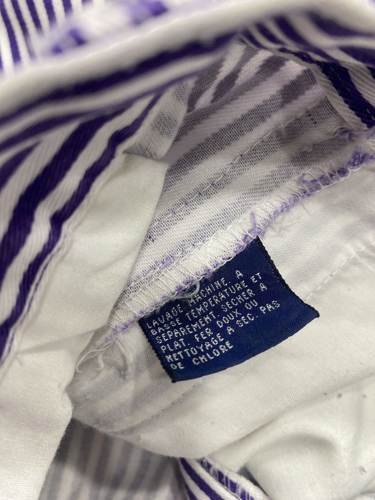 Nautica 90’s Vintage Nautica Striped Shorts Size US 36 / EU 52 - 4 Thumbnail