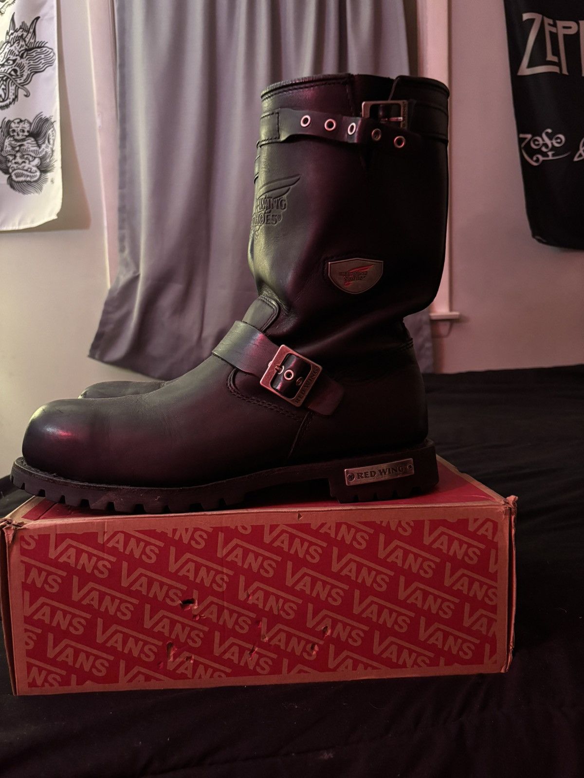 Red Wings Engineer Boots | Grailed