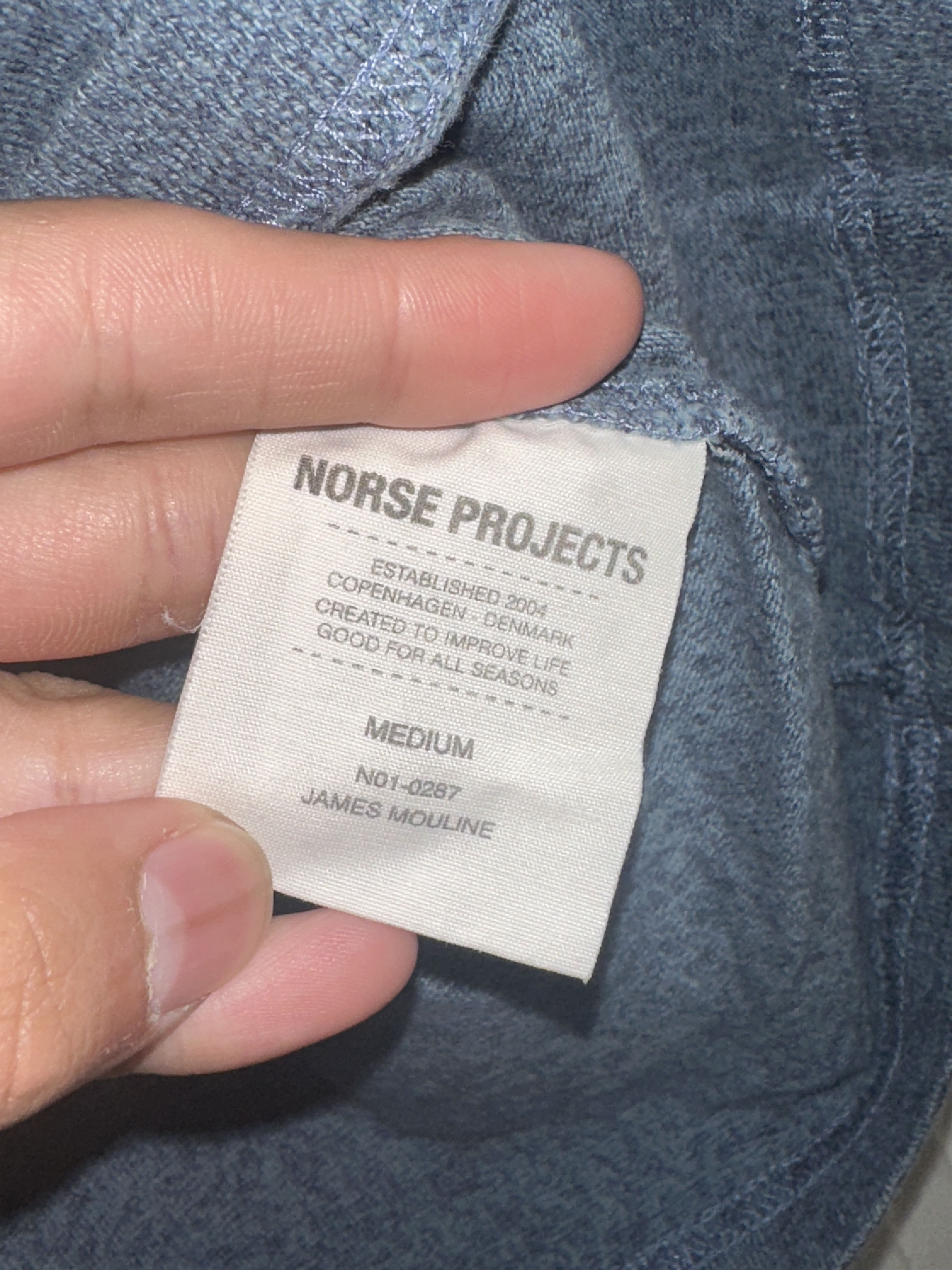 Norse Projects Norse Projects SS16 Knit Logo Tee Size US M / EU 48-50 / 2 - 3 Thumbnail